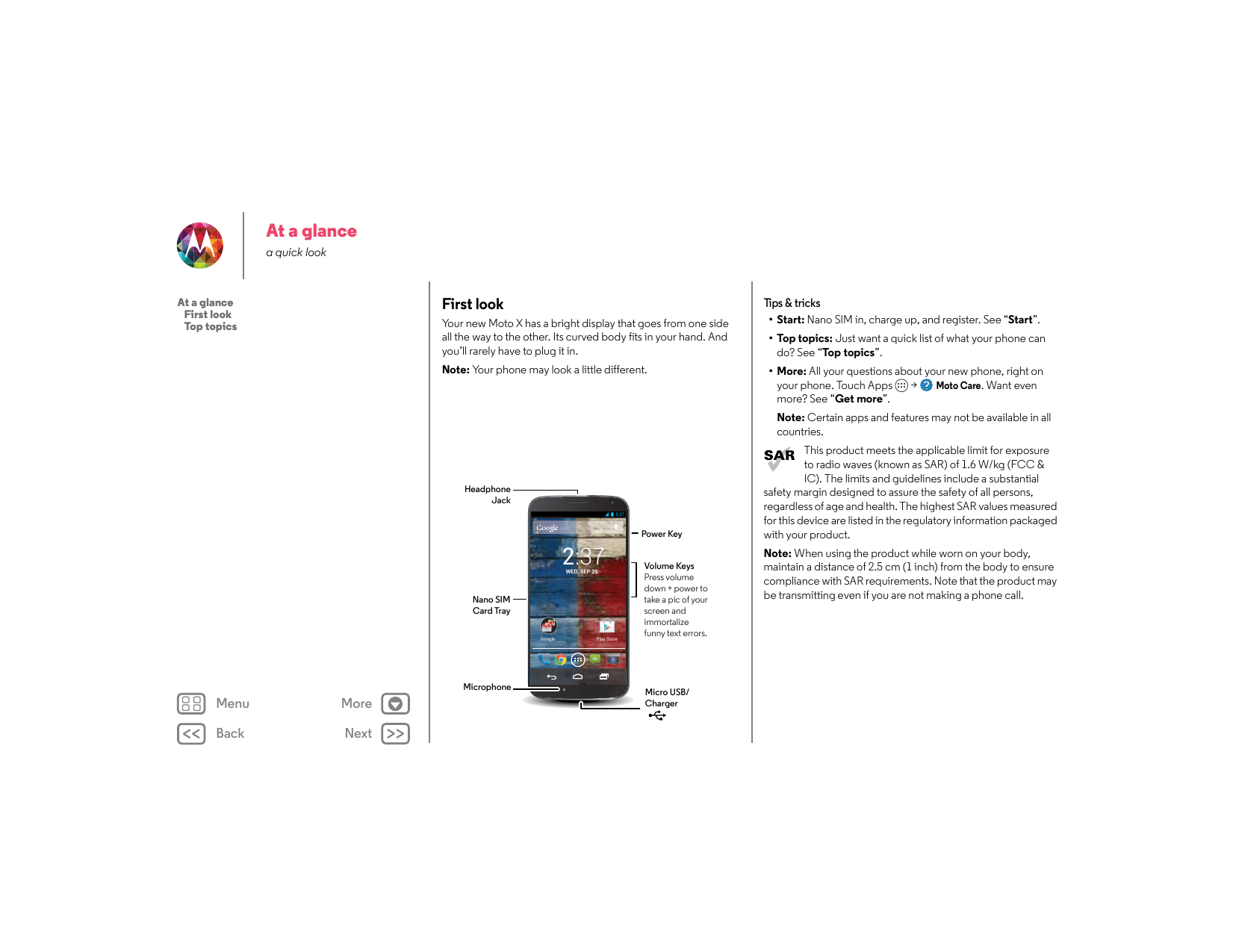 Manual - Motorola Moto X - Android 5.1 - Device Guides