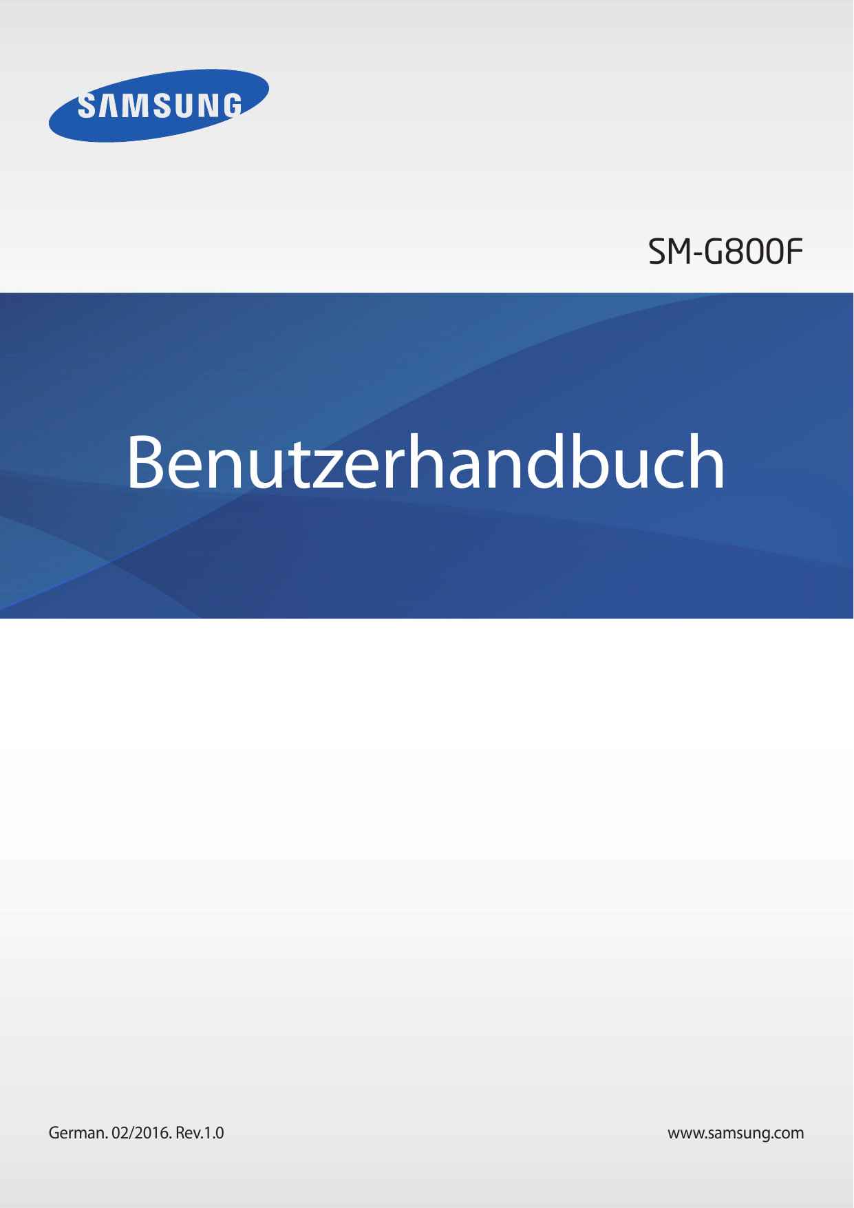 SM-G800FBenutzerhandbuchGerman. 02/2016. Rev.1.0www.samsung.com