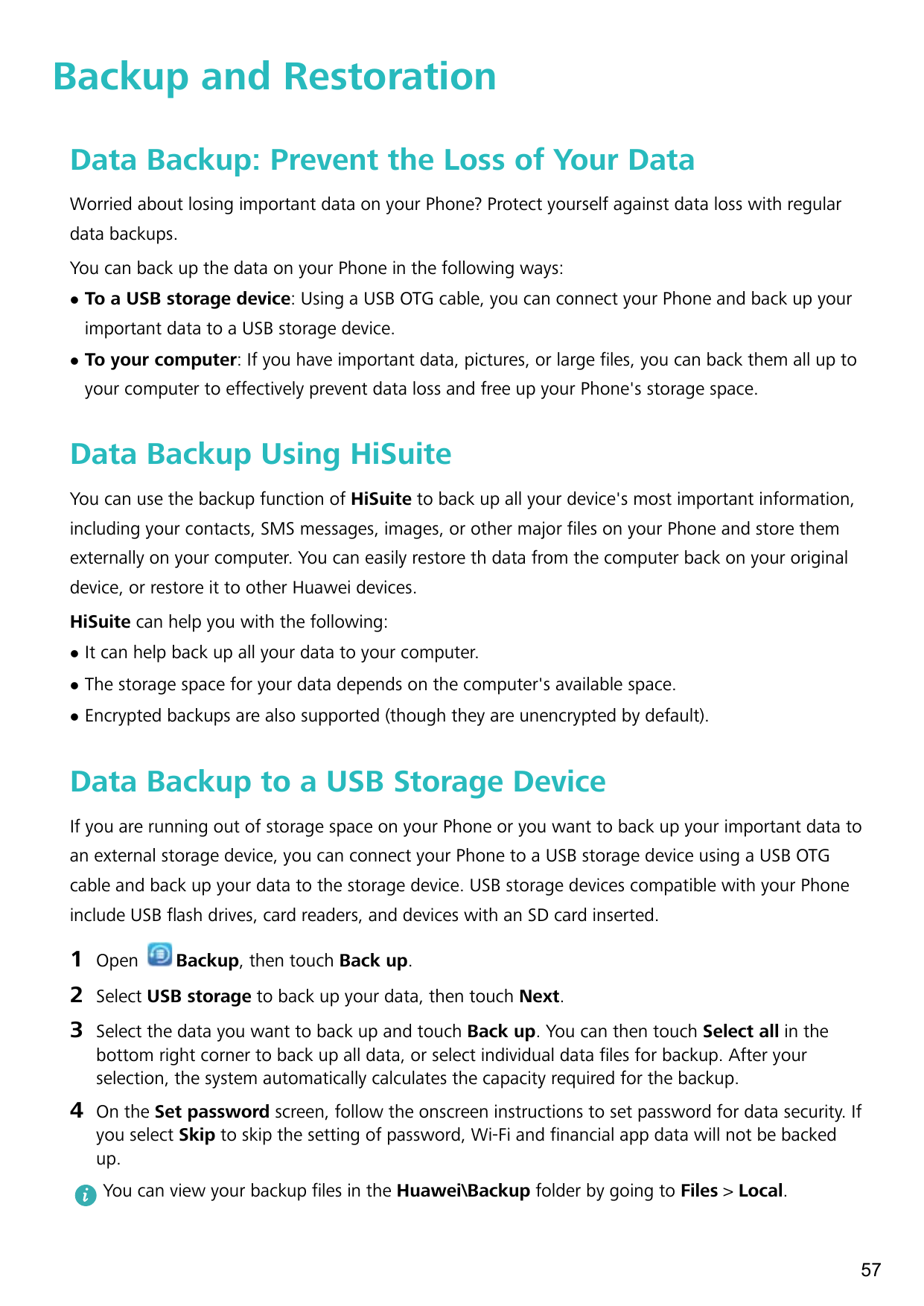 Backup and RestorationData Backup: Prevent the Loss of Your DataWorried about losing important data on your Phone? Protect yours
