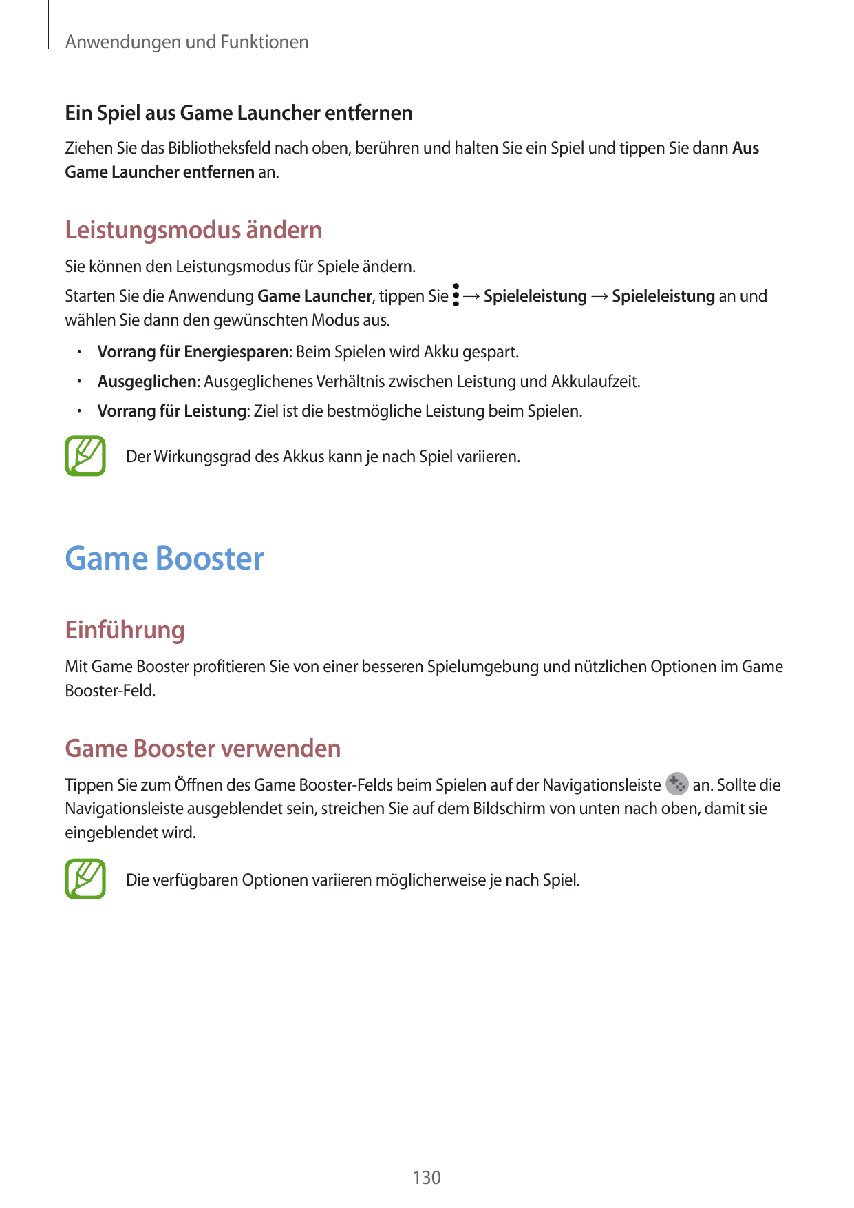 Anwendungen und FunktionenEin Spiel aus Game Launcher entfernenZiehen Sie das Bibliotheksfeld nach oben, berühren und halten Sie