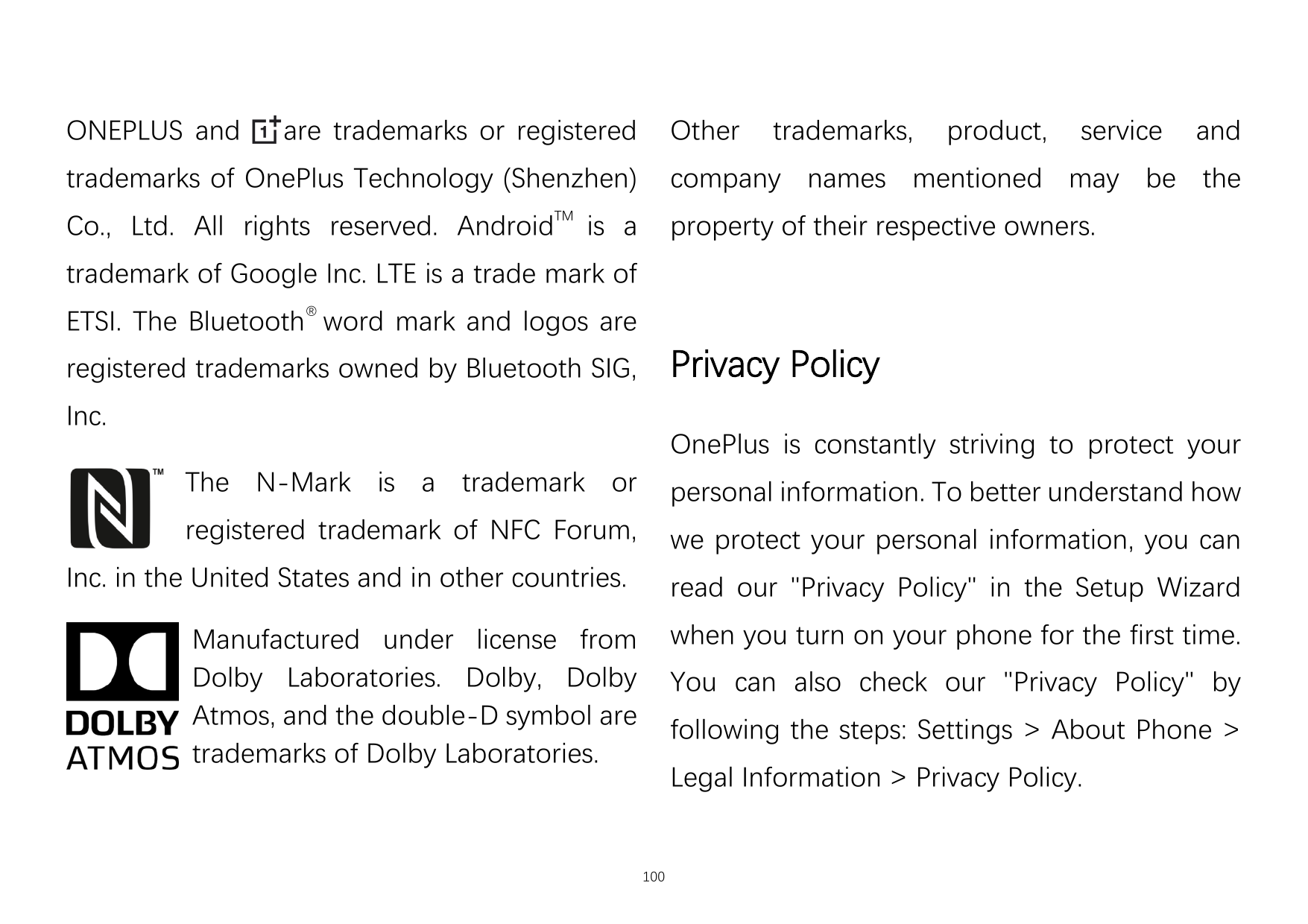 ONEPLUS andare trademarks or registeredOthertrademarks,product,serviceandtrademarks of OnePlus Technology (Shenzhen)company name