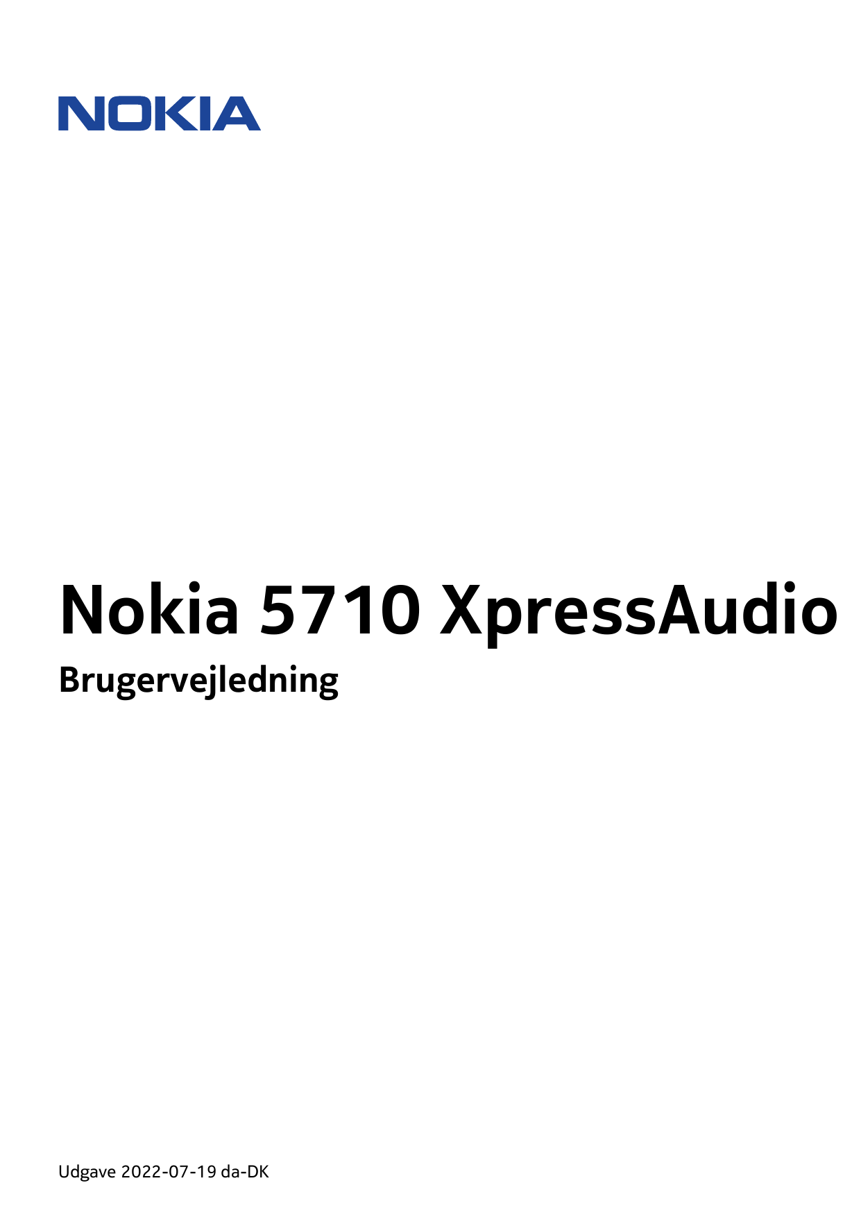 Nokia 5710 XpressAudioBrugervejledningUdgave 2022-07-19 da-DK