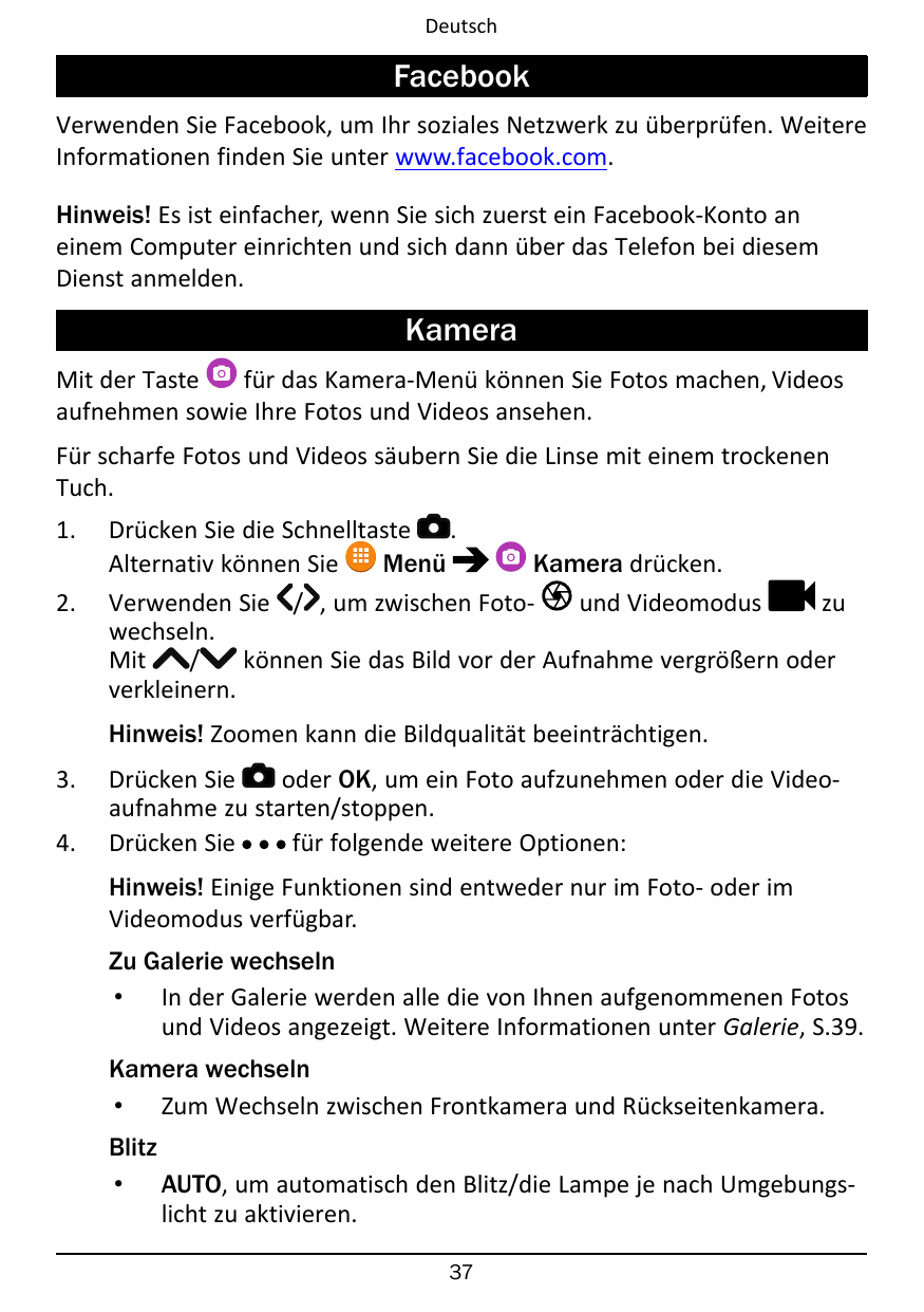 DeutschFacebookVerwenden Sie Facebook, um Ihr soziales Netzwerk zu überprüfen. WeitereInformationen finden Sie unter www.faceboo