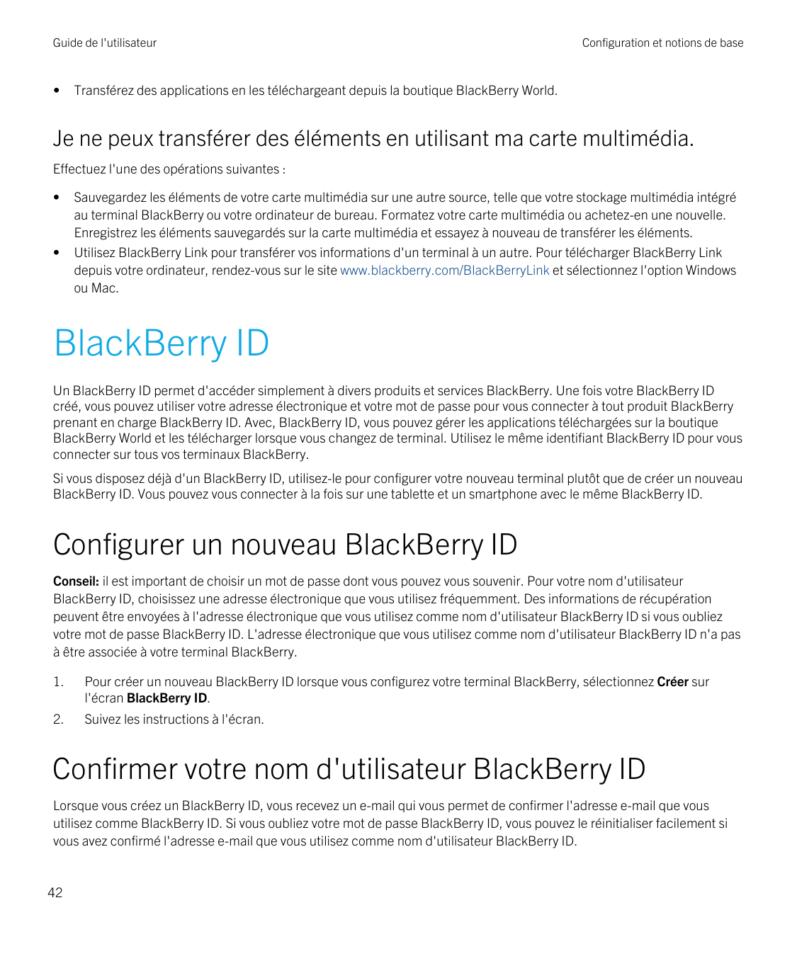 Guide de l'utilisateur•Configuration et notions de baseTransférez des applications en les téléchargeant depuis la boutique Black