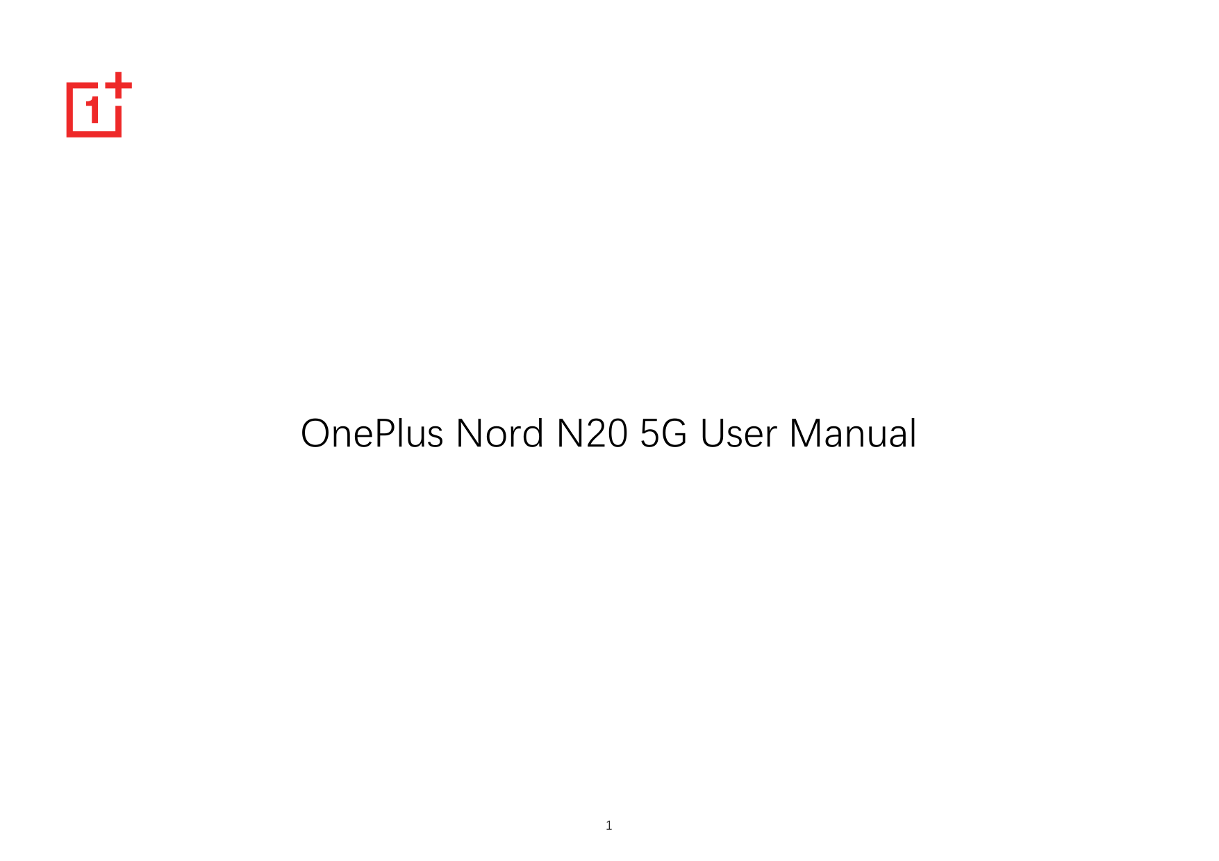 OnePlus Nord N20 5G User Manual1