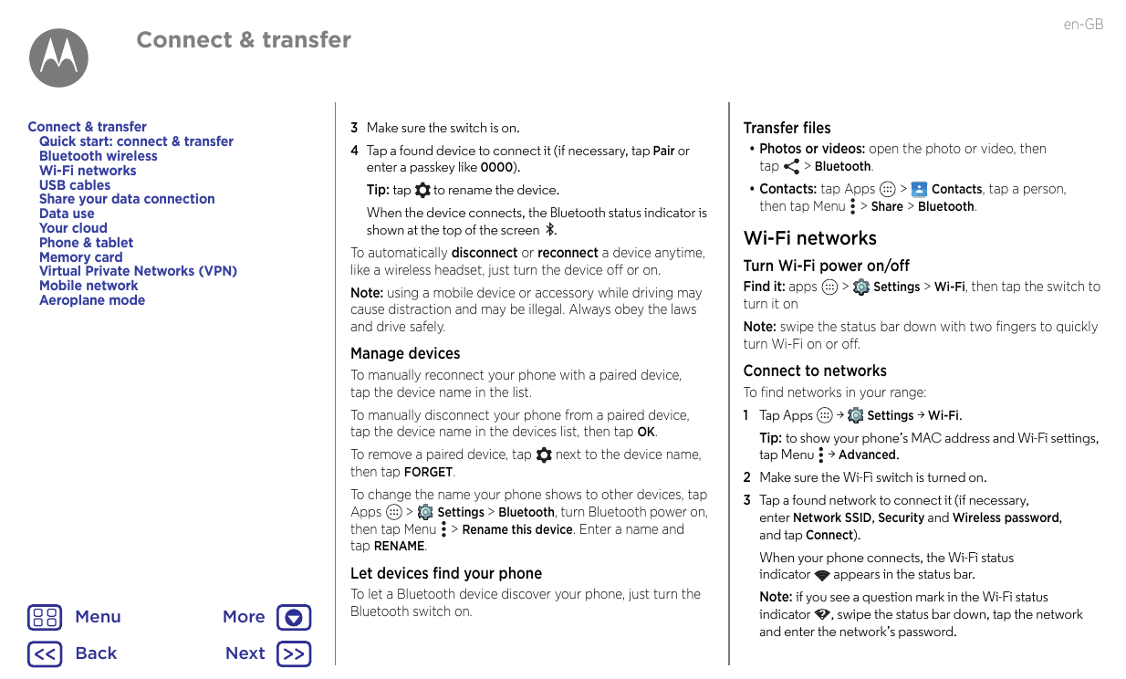 en-GBConnect & transferConnect & transferQuick start: connect & transferBluetooth wirelessWi-Fi networksUSB cablesShare your dat