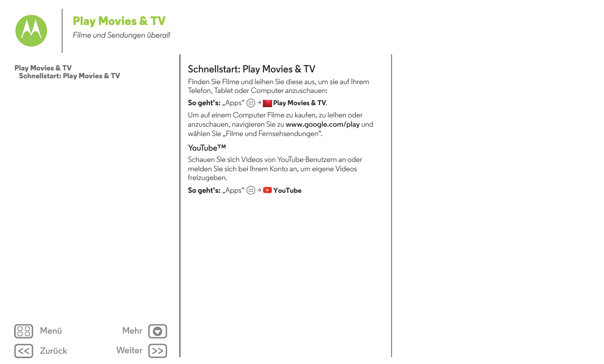 Play Movies & TVFilme und Sendungen überallSchnellstart: Play Movies & TVPlay Movies & TVSchnellstart: Play Movies & TVFinden Si