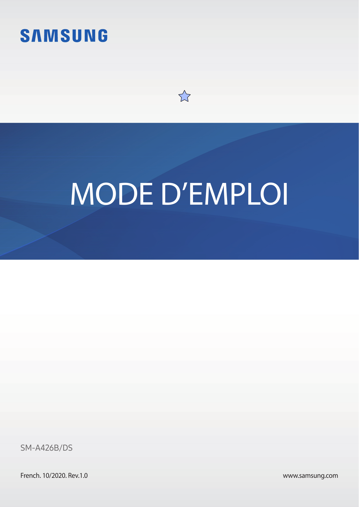 MODE D’EMPLOISM-A426B/DSFrench. 10/2020. Rev.1.0www.samsung.com