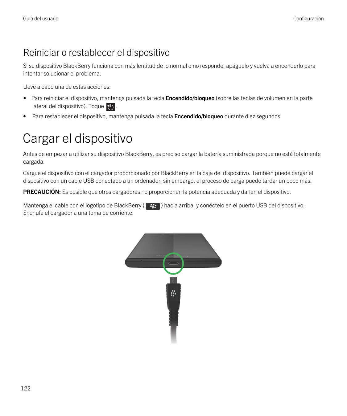 Guía del usuarioConfiguraciónReiniciar o restablecer el dispositivoSi su dispositivo BlackBerry funciona con más lentitud de lo 