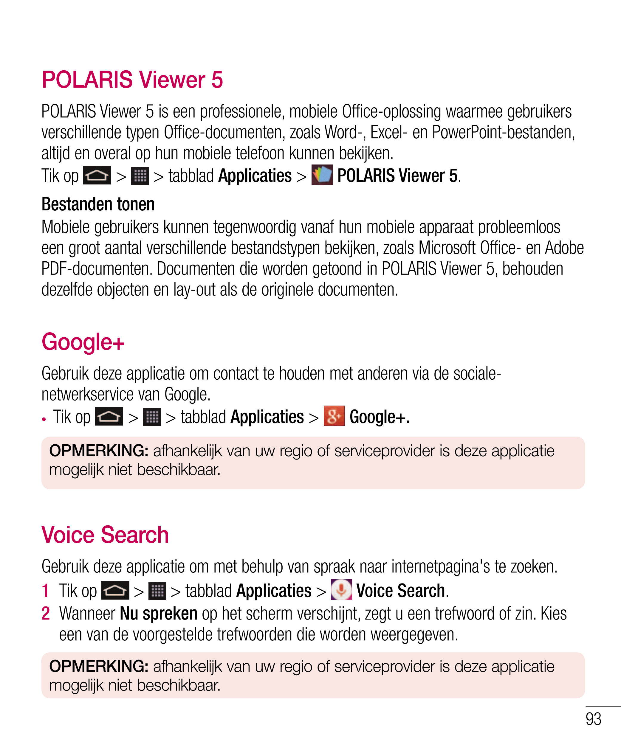 POLARIS Viewer 5
POLARIS Viewer 5 is een professionele, mobiele Office-oplossing waarmee gebruikers 
verschillende typen Office-