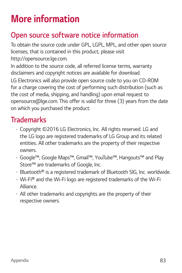 More informationOpen source software notice informationTo obtain the source code under GPL, LGPL, MPL, and other open sourcelice