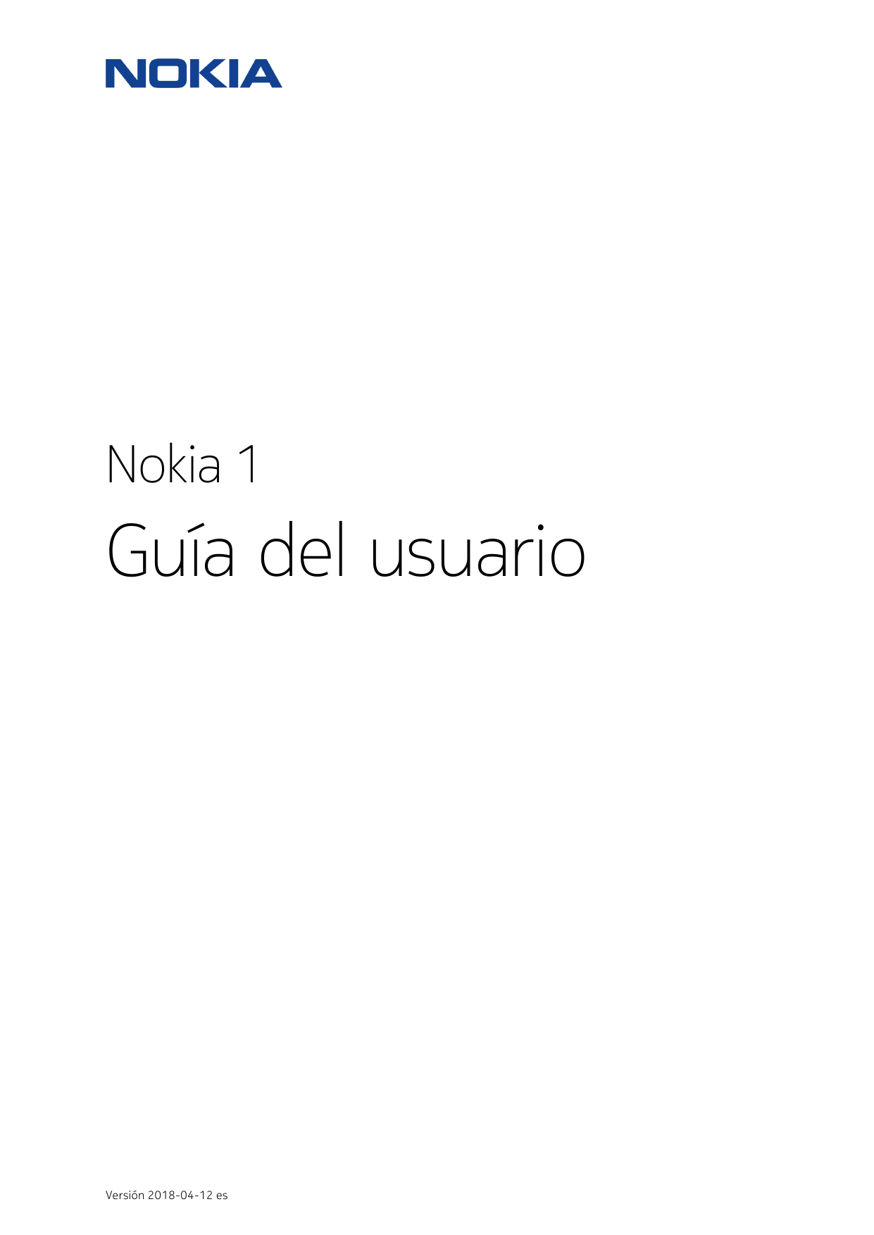 Nokia 1Guía del usuarioVersión 2018-04-12 es