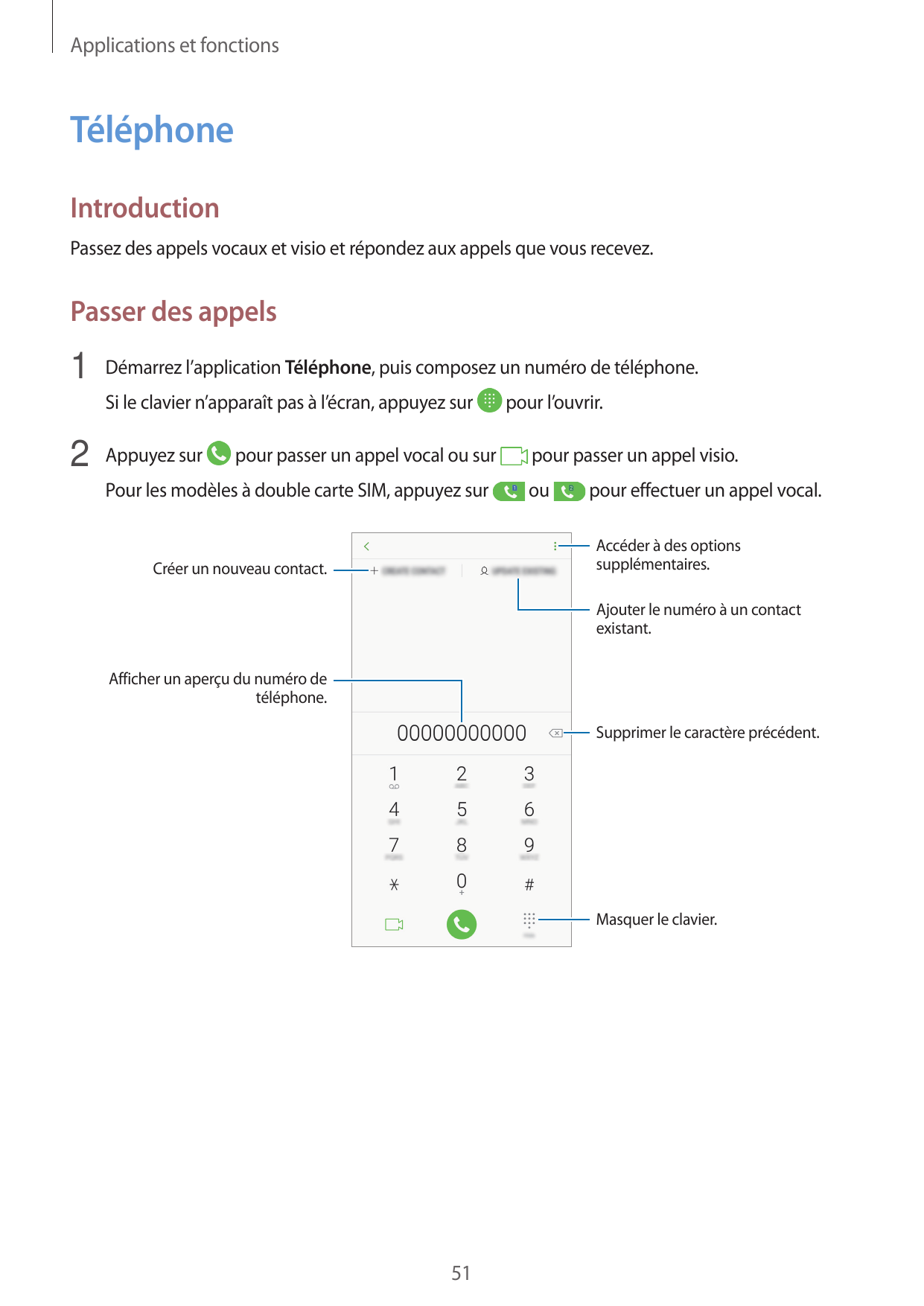 Applications et fonctionsTéléphoneIntroductionPassez des appels vocaux et visio et répondez aux appels que vous recevez.Passer d