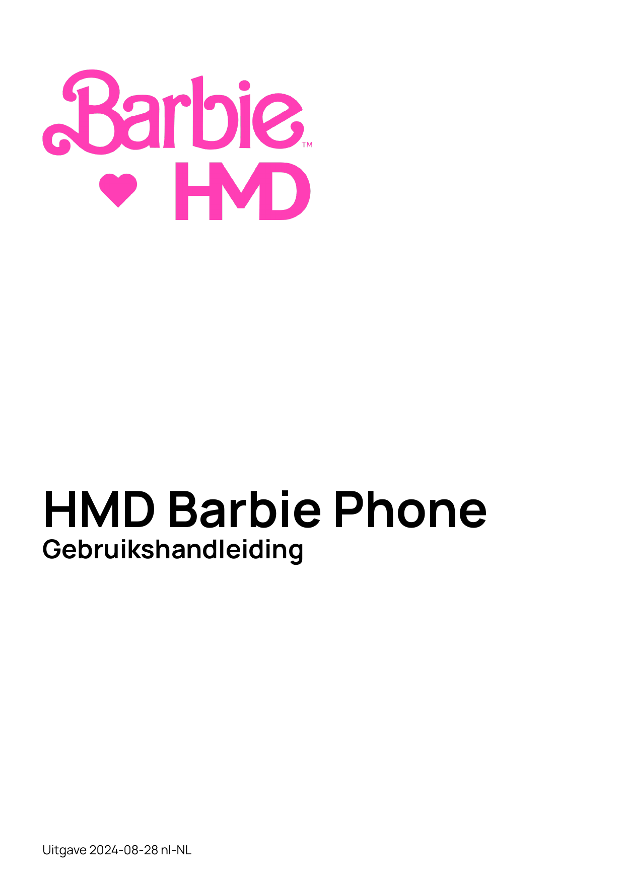 HMD Barbie PhoneGebruikshandleidingUitgave 2024-08-28 nl-NL