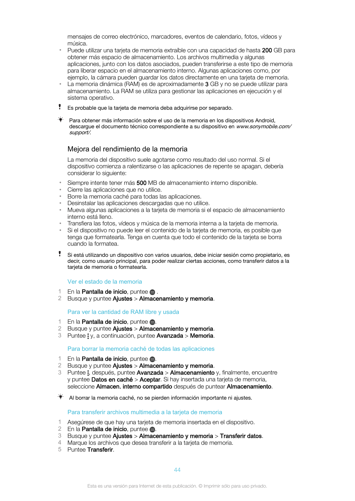 ••mensajes de correo electrónico, marcadores, eventos de calendario, fotos, vídeos ymúsica.Puede utilizar una tarjeta de memoria