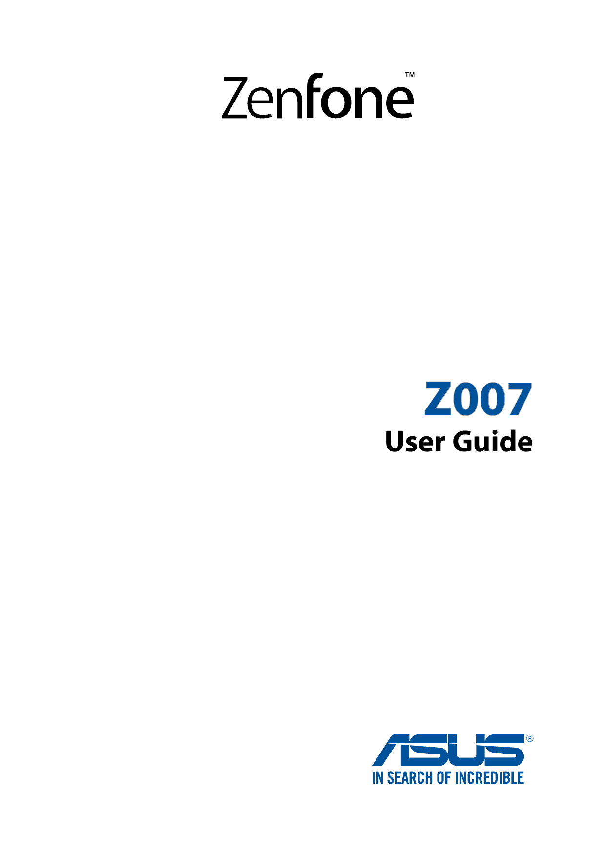 Z007User Guide