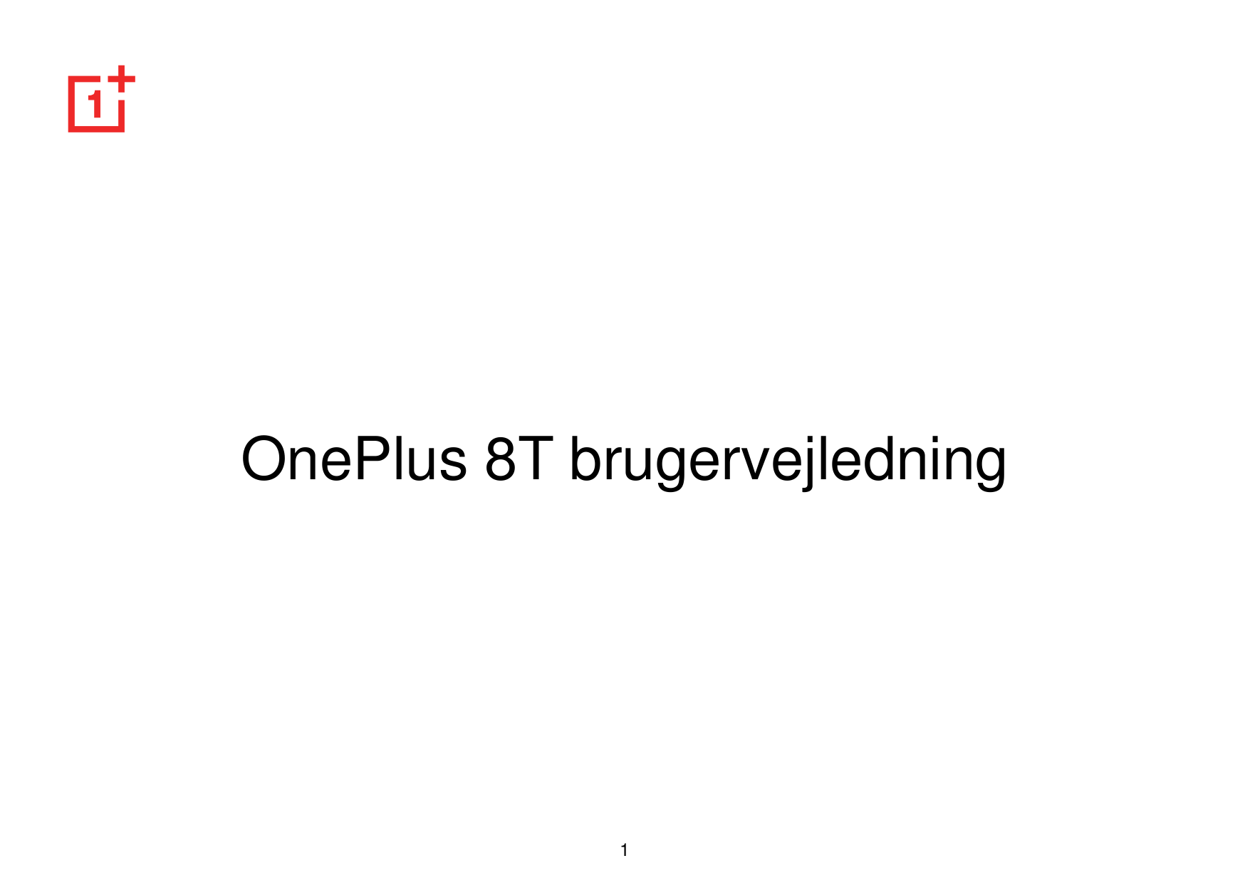 OnePlus 8T brugervejledning1