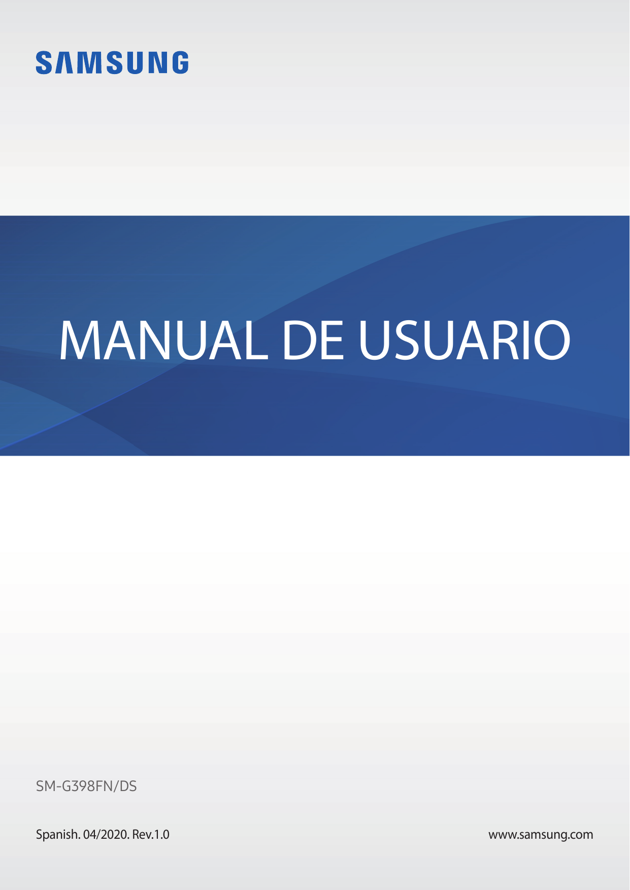 MANUAL DE USUARIOSM-G398FN/DSSpanish. 04/2020. Rev.1.0www.samsung.com