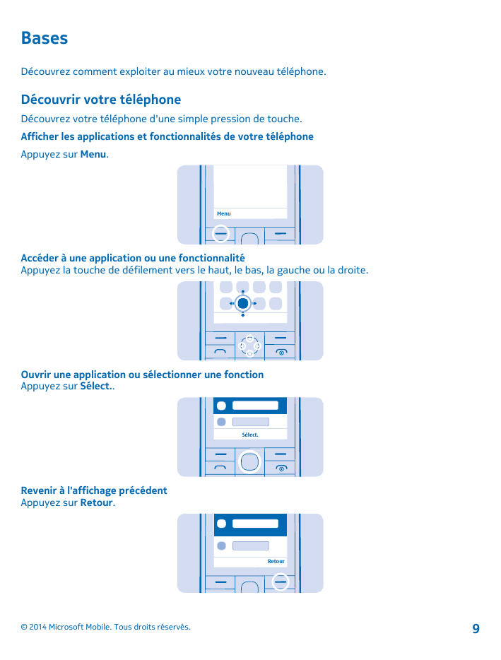 BasesDécouvrez comment exploiter au mieux votre nouveau téléphone.Découvrir votre téléphoneDécouvrez votre téléphone d'une simpl