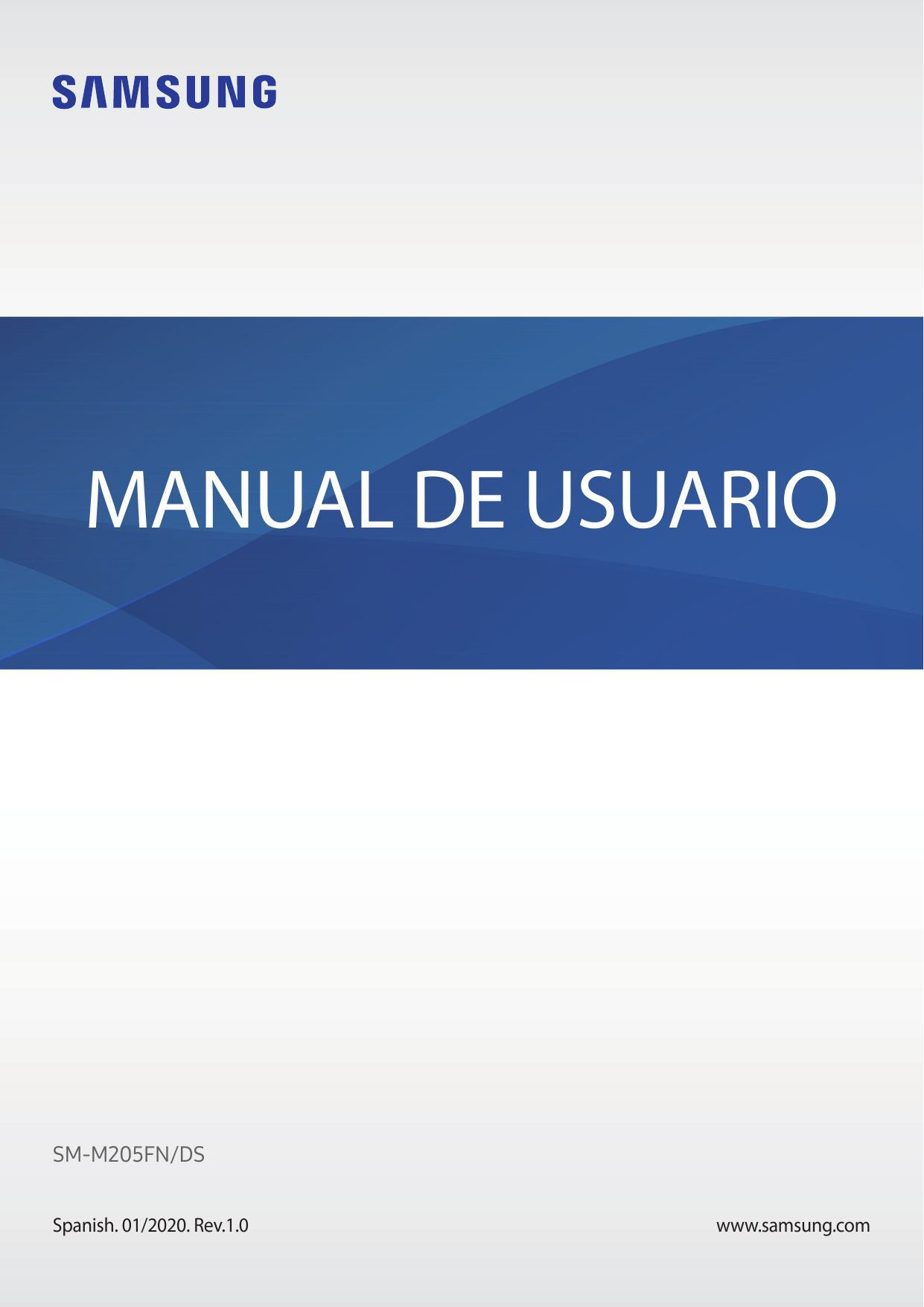 MANUAL DE USUARIOSM-M205FN/DSSpanish. 01/2020. Rev.1.0www.samsung.com