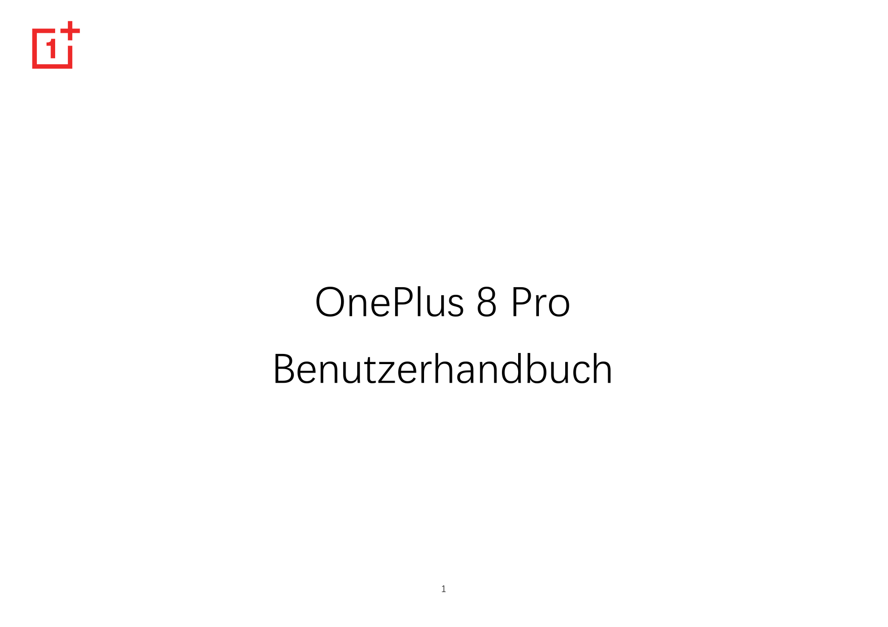 OnePlus 8 ProBenutzerhandbuch1
