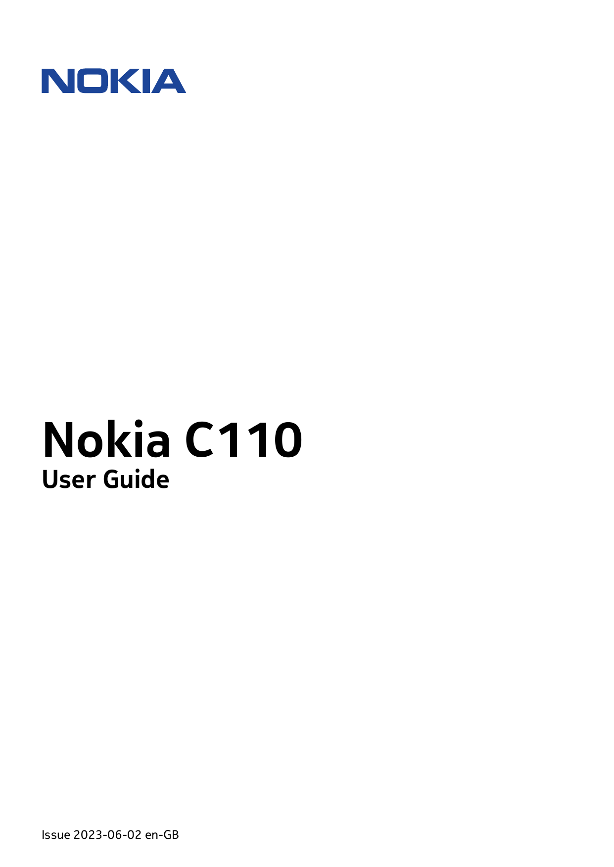 Nokia C110User GuideIssue 2023-06-02 en-GB