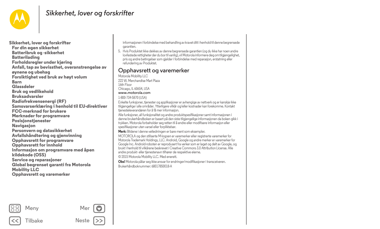 Sikkerhet, lover og forskrifterSikkerhet, lover og forskrifterFor din egen sikkerhetBatteribruk og -sikkerhetBatteriladingForhol