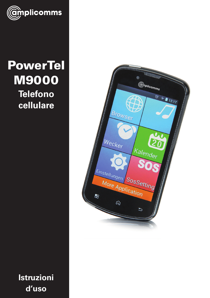 PowerTelM9000TelefonocellulareIstruzionid‘uso
