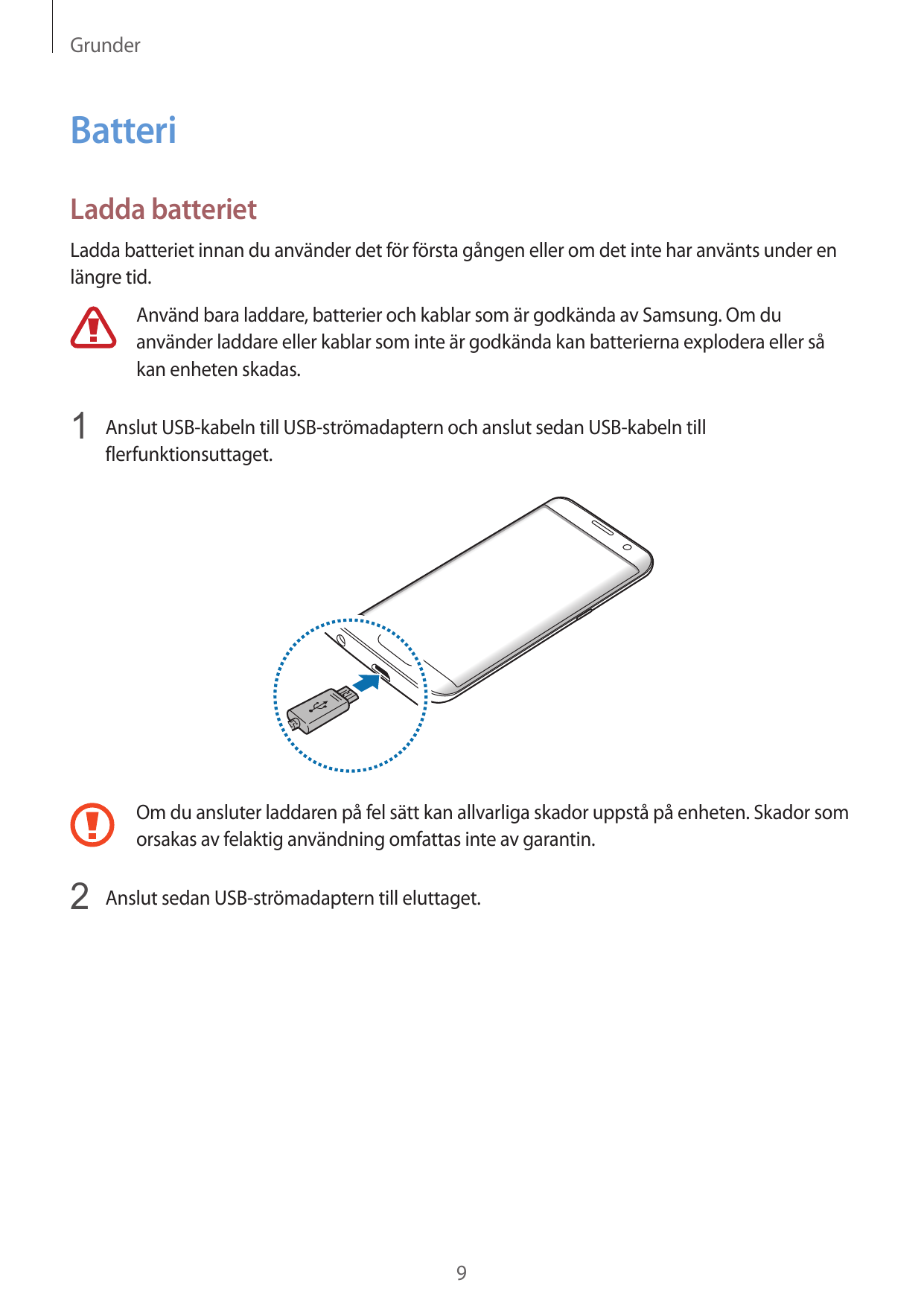 GrunderBatteriLadda batterietLadda batteriet innan du använder det för första gången eller om det inte har använts under enlängr