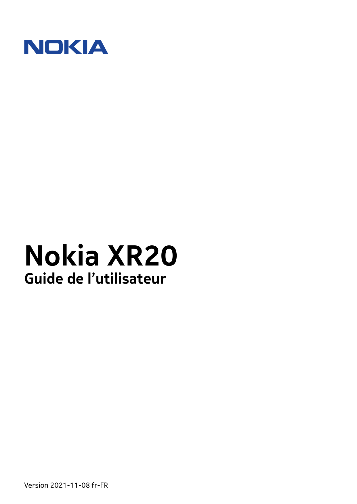 Nokia XR20Guide de l’utilisateurVersion 2021-11-08 fr-FR
