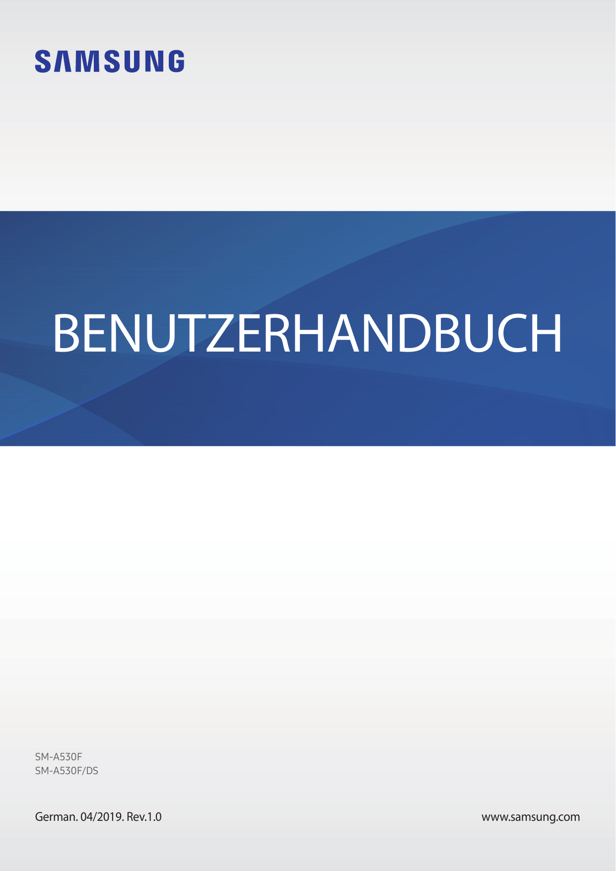 BENUTZERHANDBUCHSM-A530FSM-A530F/DSGerman. 04/2019. Rev.1.0www.samsung.com