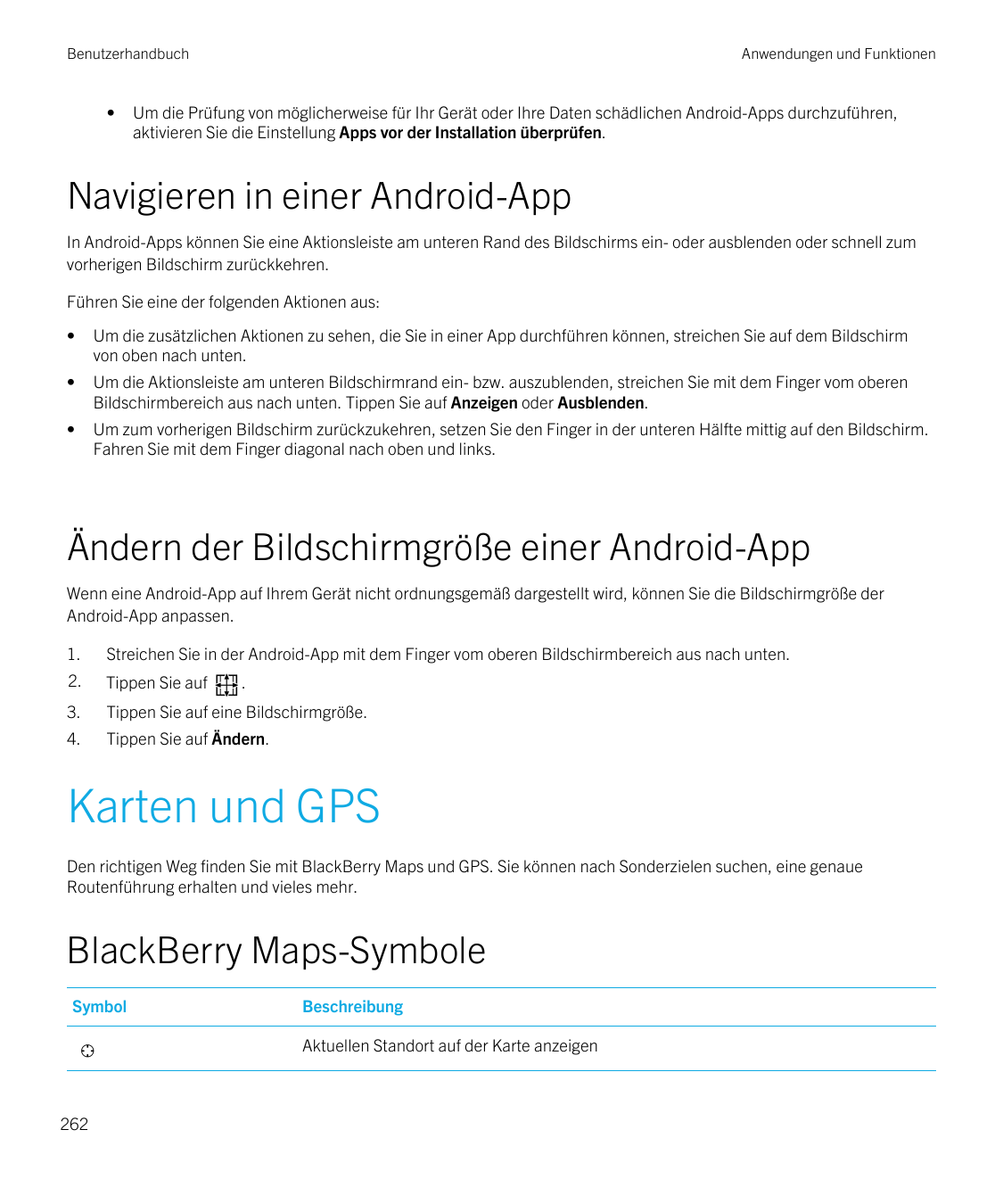 Benutzerhandbuch•Anwendungen und FunktionenUm die Prüfung von möglicherweise für Ihr Gerät oder Ihre Daten schädlichen Android-A