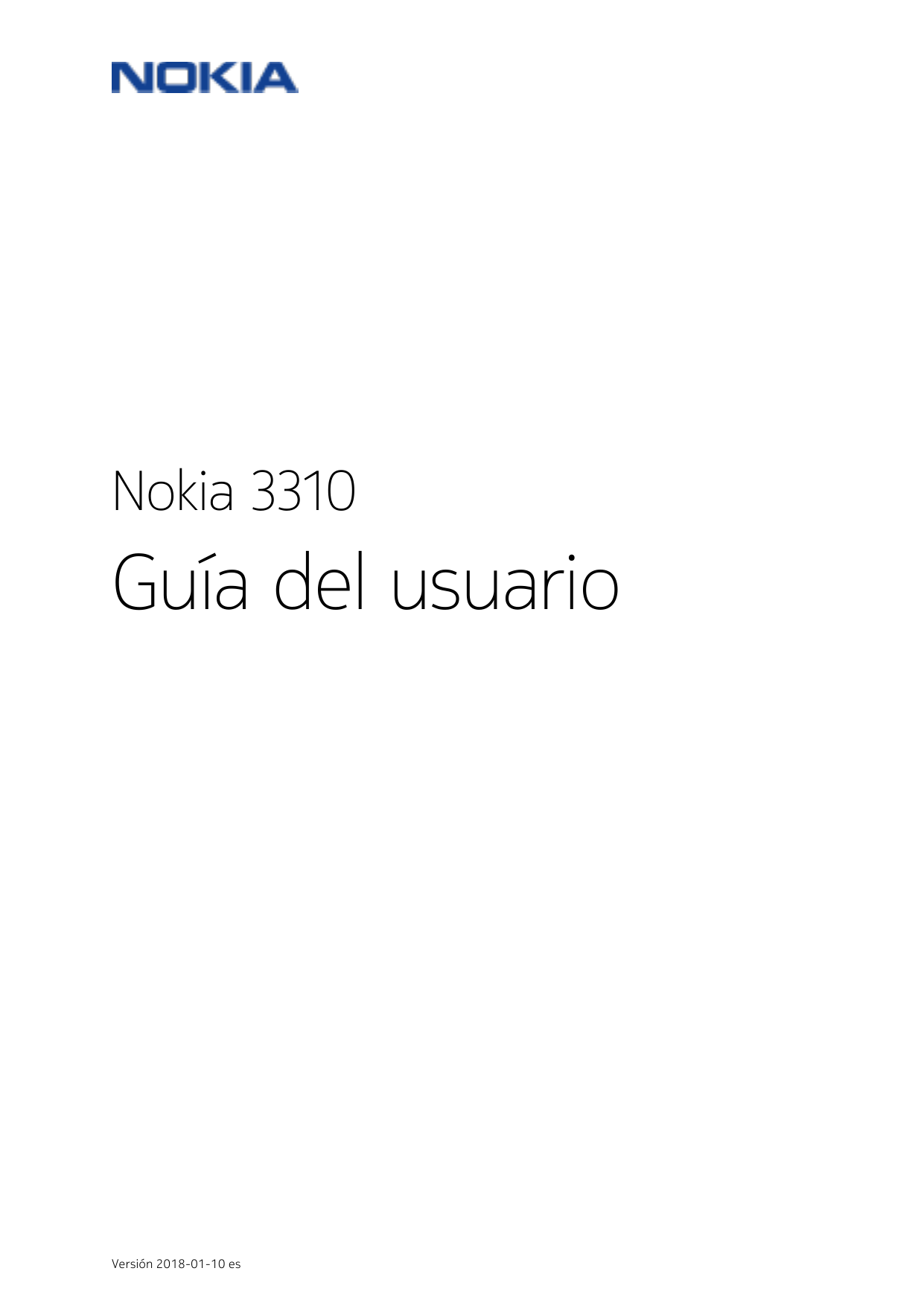 Nokia 3310Guía del usuarioVersión 2018-01-10 es