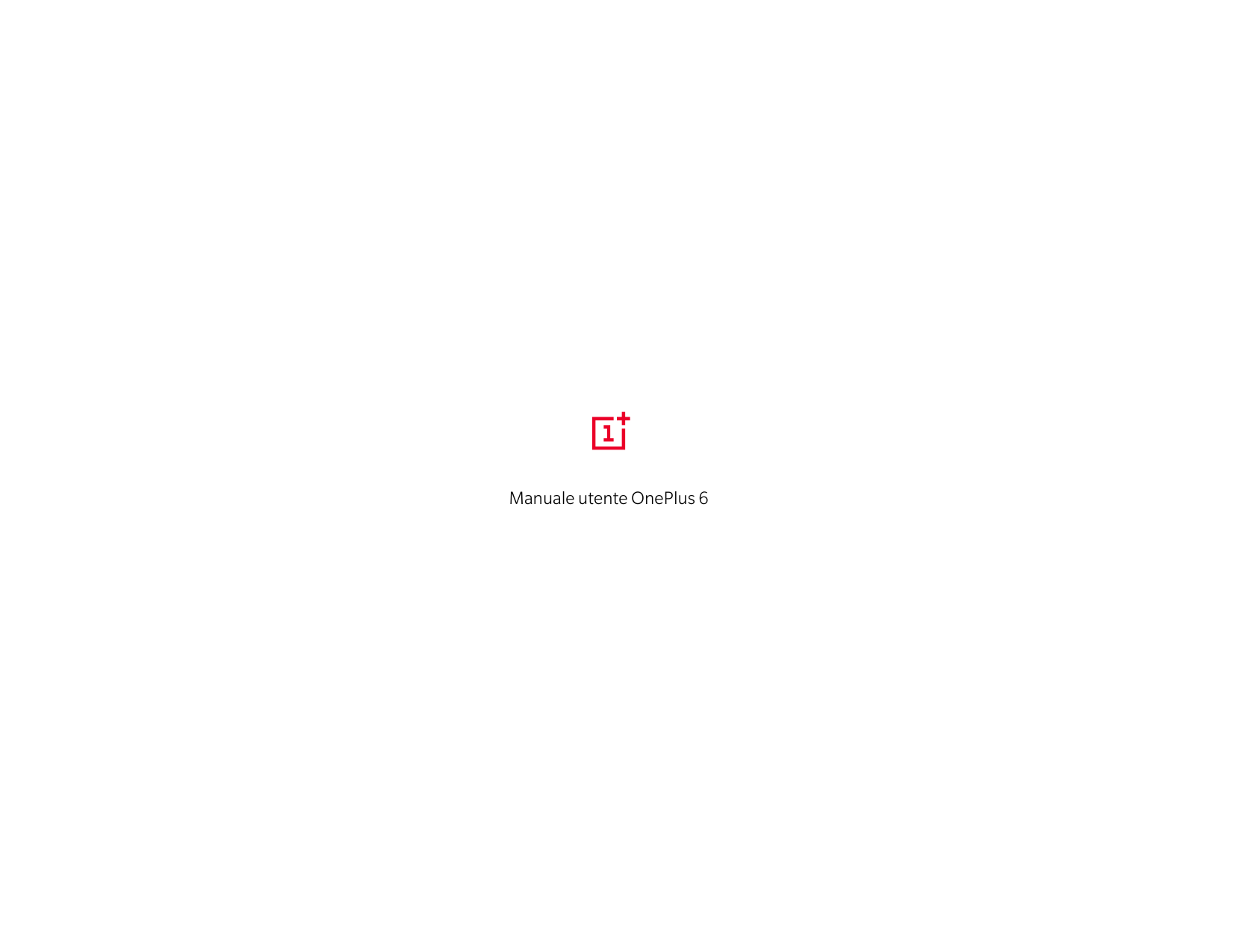 Manuale utente OnePlus 6