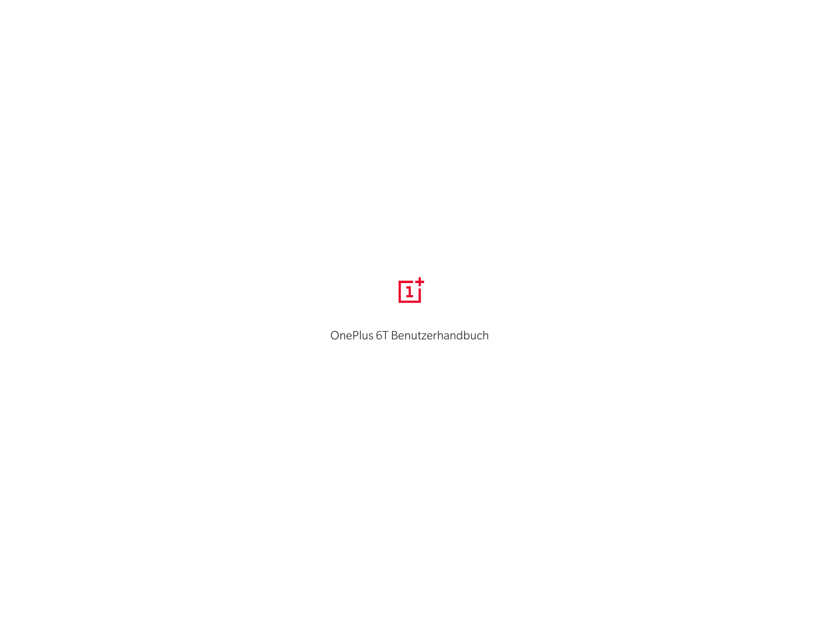 OnePlus 6T Benutzerhandbuch