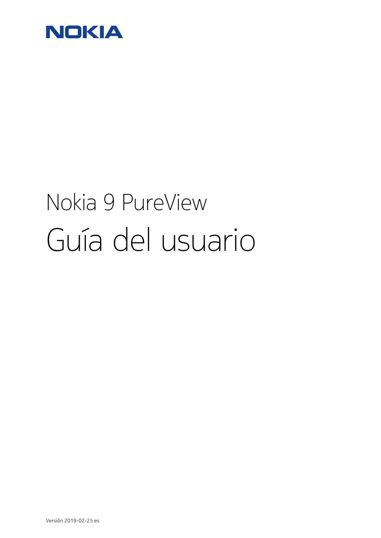 Nokia 9 PureViewGuía del usuarioVersión 2019-02-25 es
