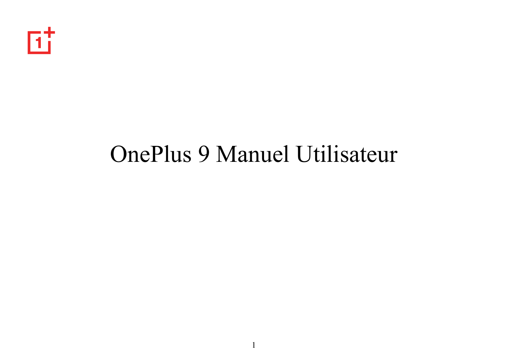 OnePlus 9 Manuel Utilisateur1