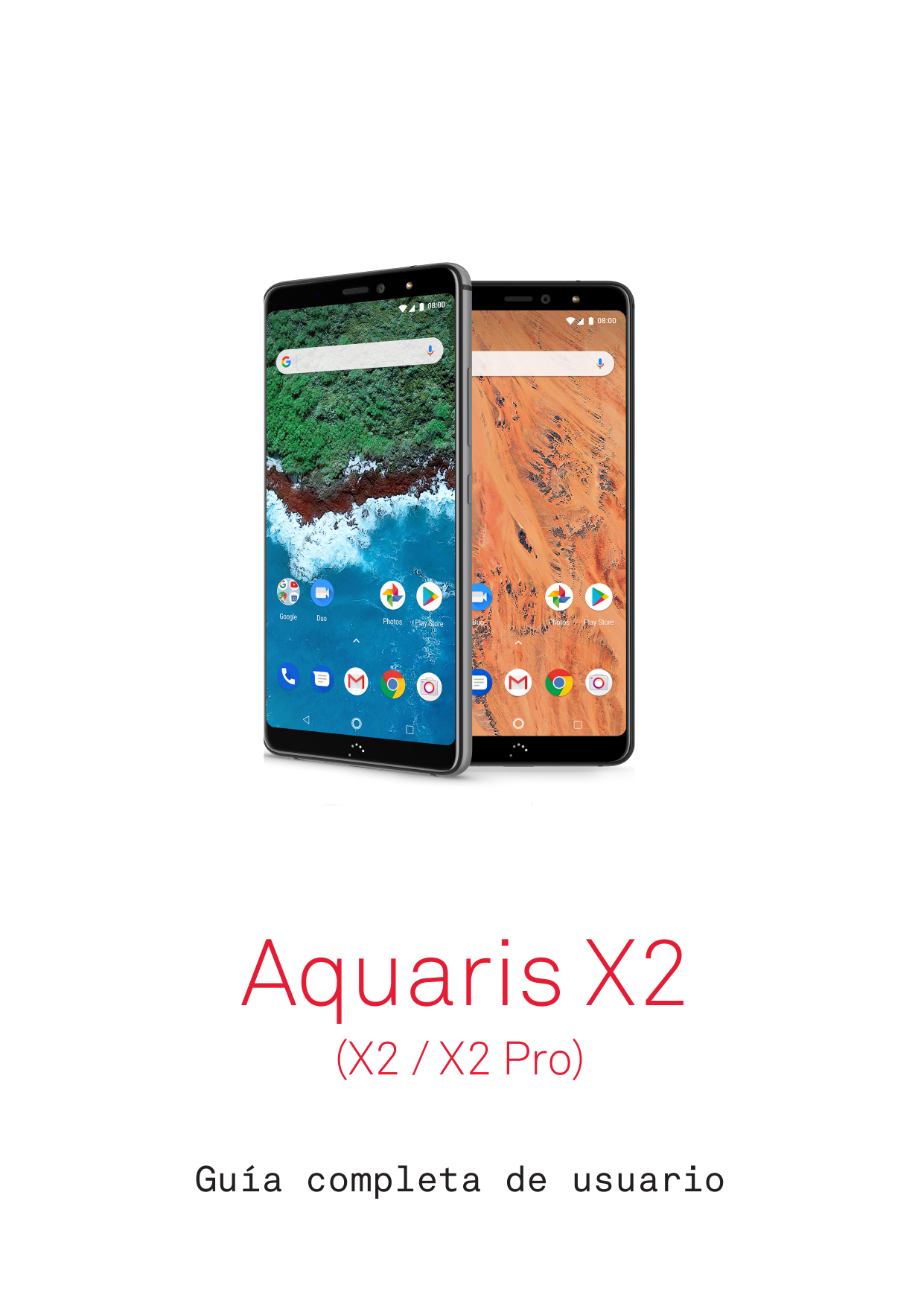 Aquaris X2(X2 / X2 Pro)Guía completa de usuario
