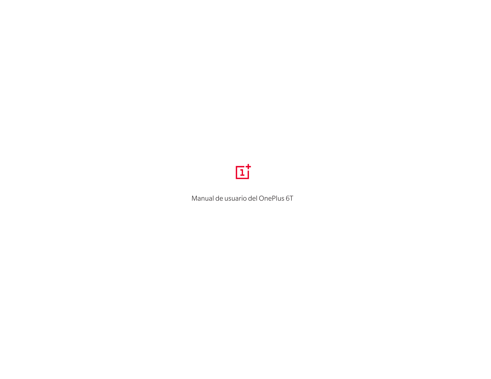Manual de usuario del OnePlus 6T