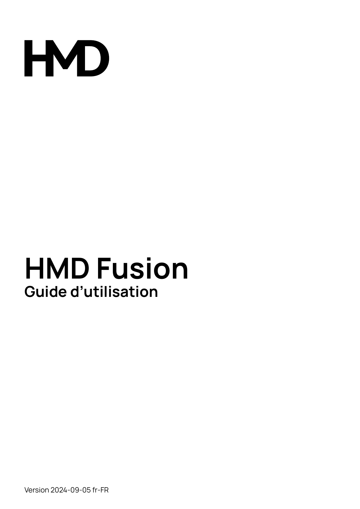 HMD FusionGuide d’utilisationVersion 2024-09-05 fr-FR