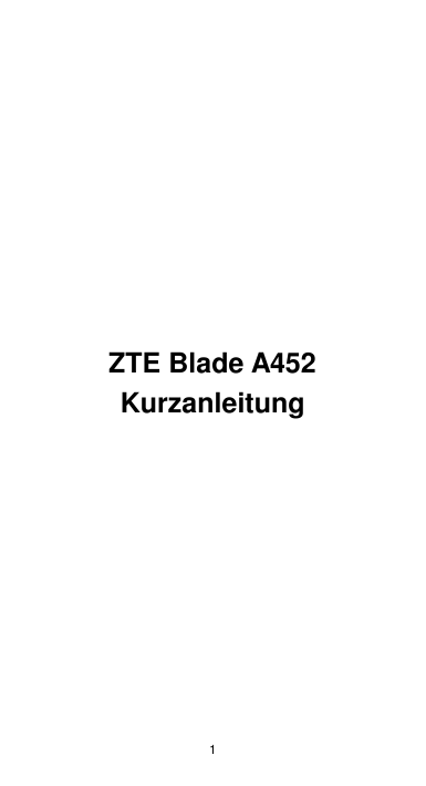 ZTE Blade A452Kurzanleitung1