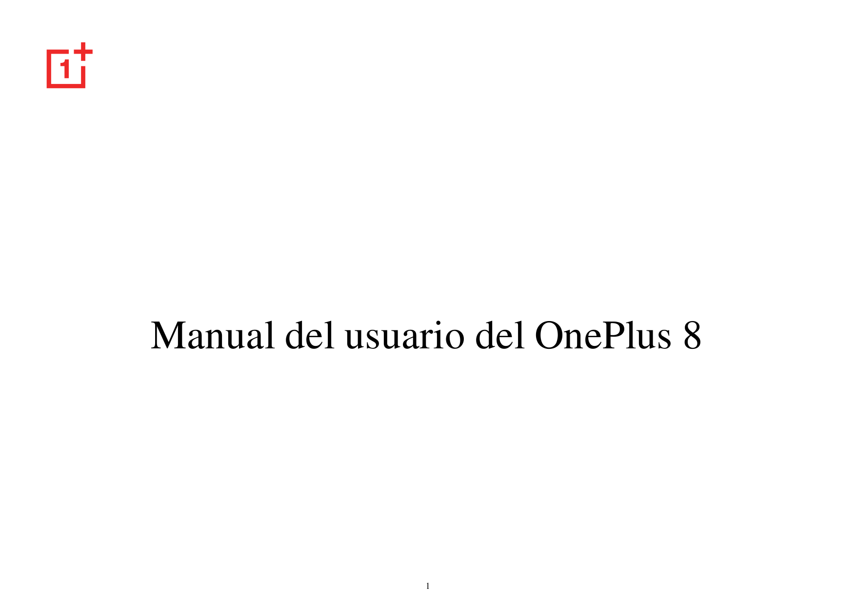 Manual del usuario del OnePlus 81