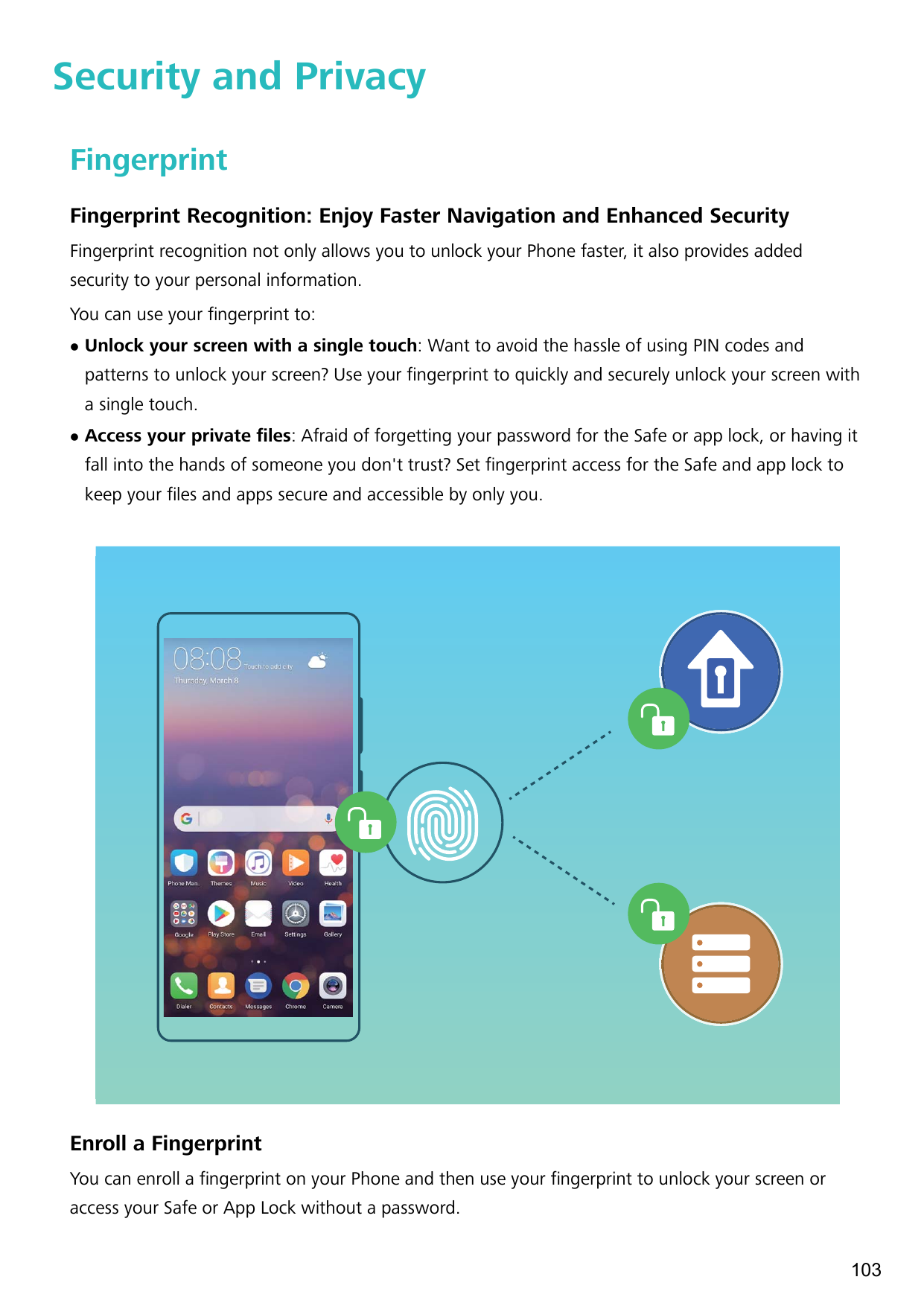 Security and PrivacyFingerprintFingerprint Recognition: Enjoy Faster Navigation and Enhanced SecurityFingerprint recognition not