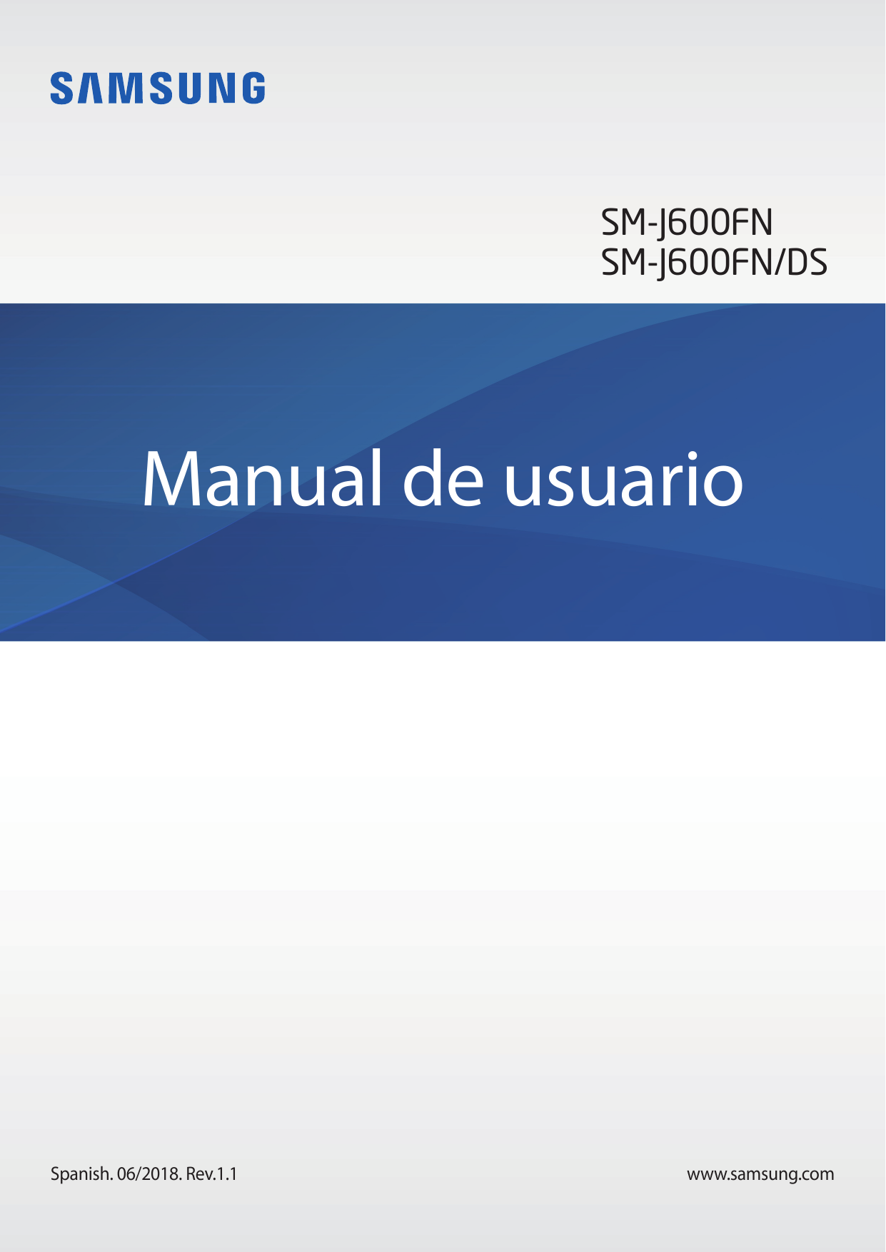 SM-J600FNSM-J600FN/DSManual de usuarioSpanish. 06/2018. Rev.1.1www.samsung.com