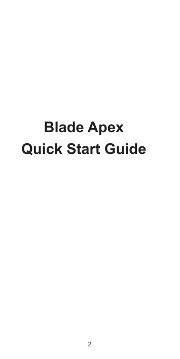 Blade ApexQuick Start Guide2