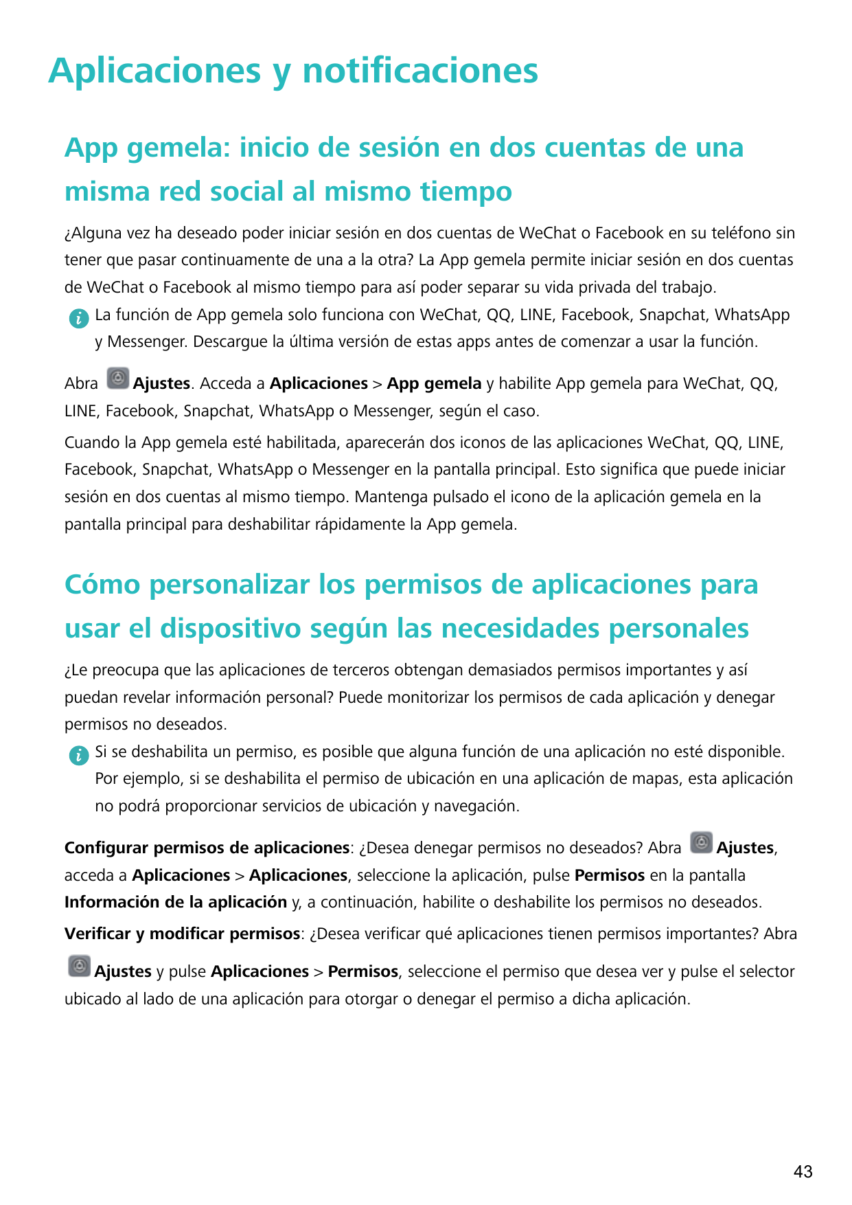 Aplicaciones y notificacionesApp gemela: inicio de sesión en dos cuentas de unamisma red social al mismo tiempo¿Alguna vez ha de