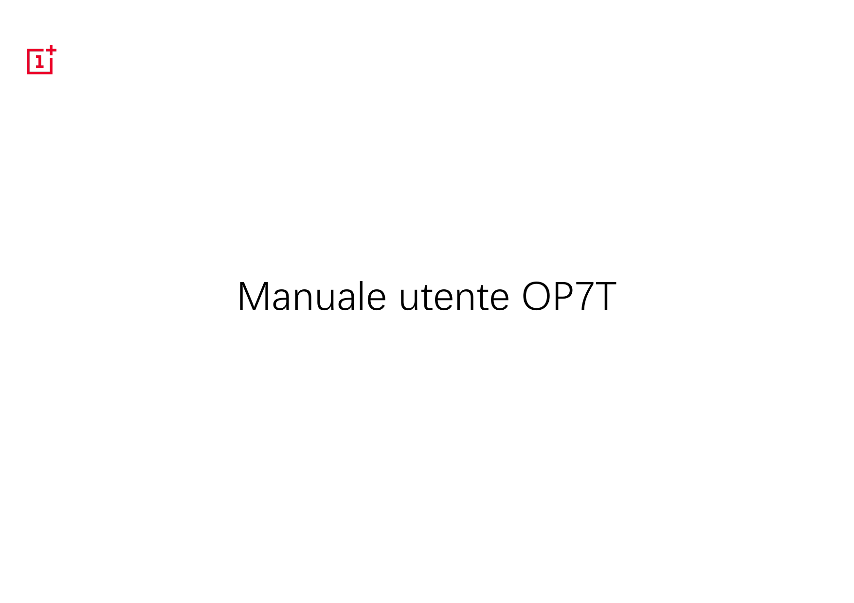Manuale utente OP7T