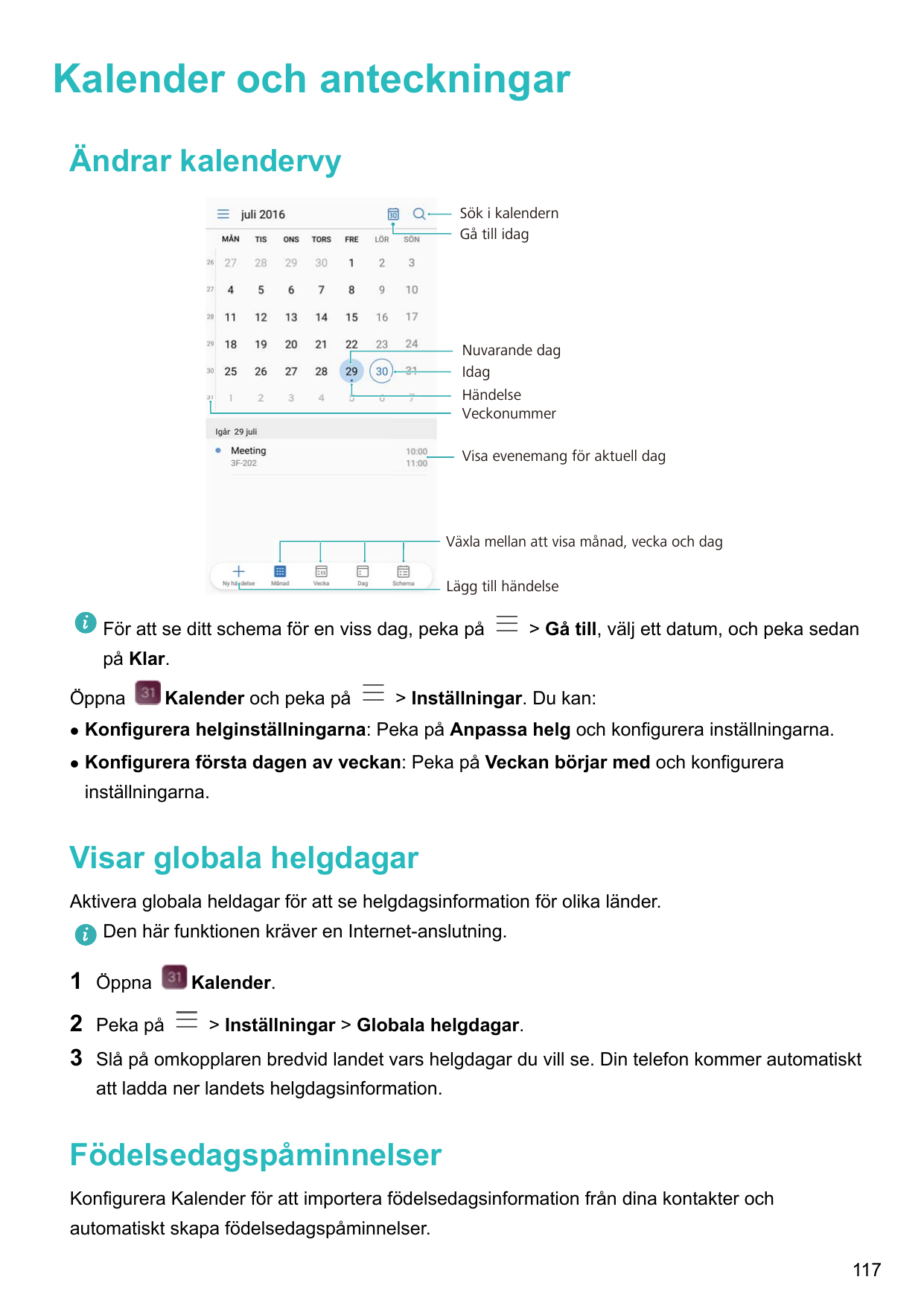 Kalender och anteckningarÄndrar kalendervySök i kalendernGå till idagNuvarande dagIdagHändelseVeckonummerVisa evenemang för aktu