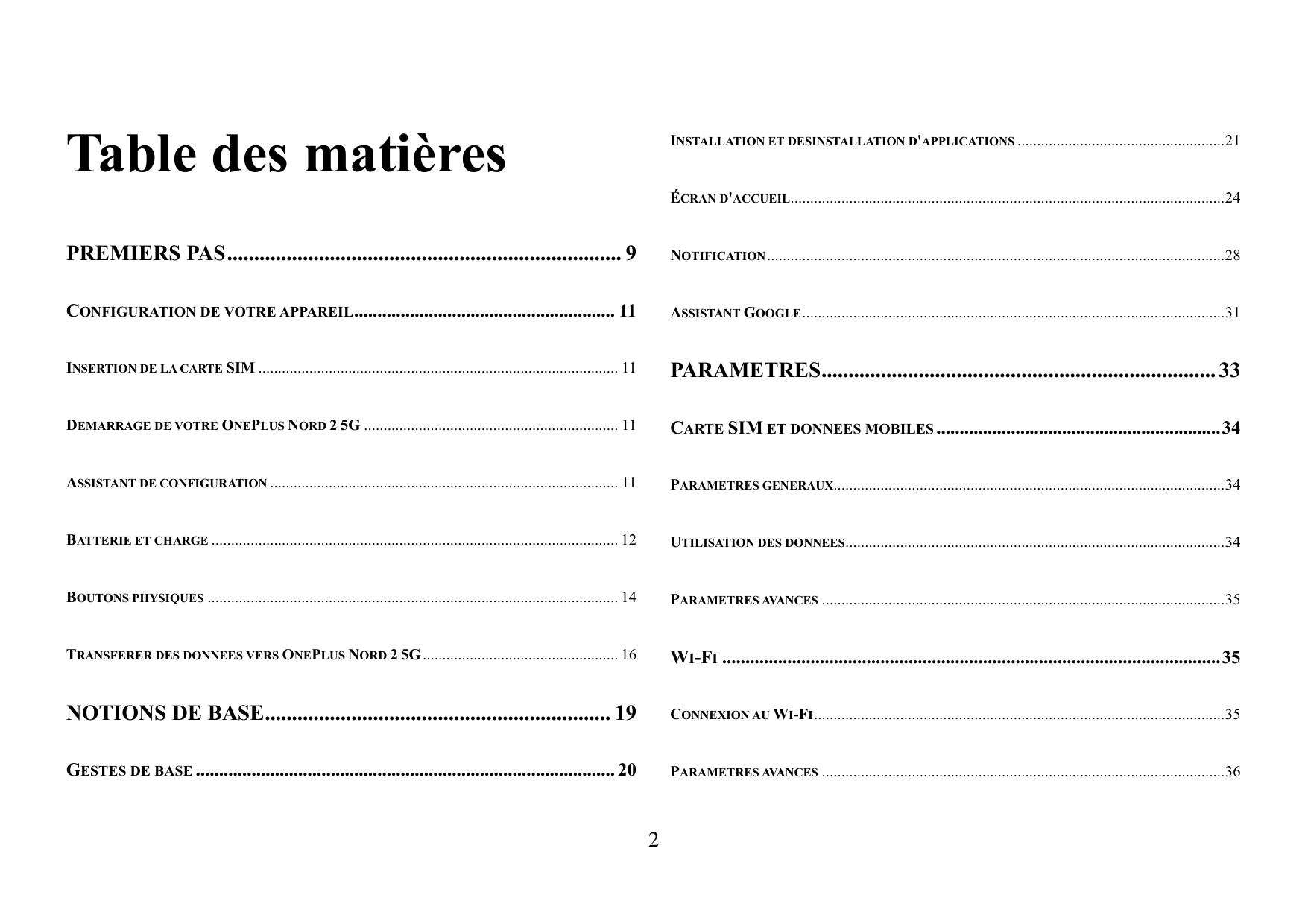 Table des matièresINSTALLATION ET DESINSTALLATION D'APPLICATIONS .....................................................21ÉCRAN D'