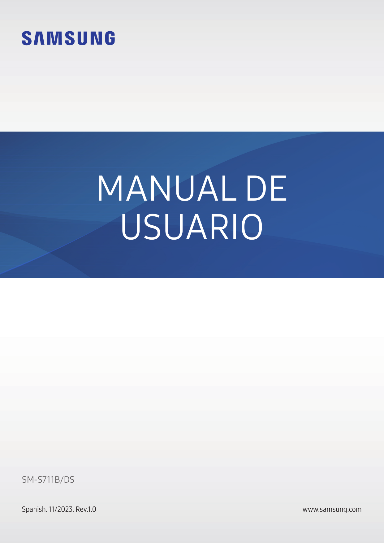 MANUAL DEUSUARIOSM-S711B/DSSpanish. 11/2023. Rev.1.0www.samsung.com